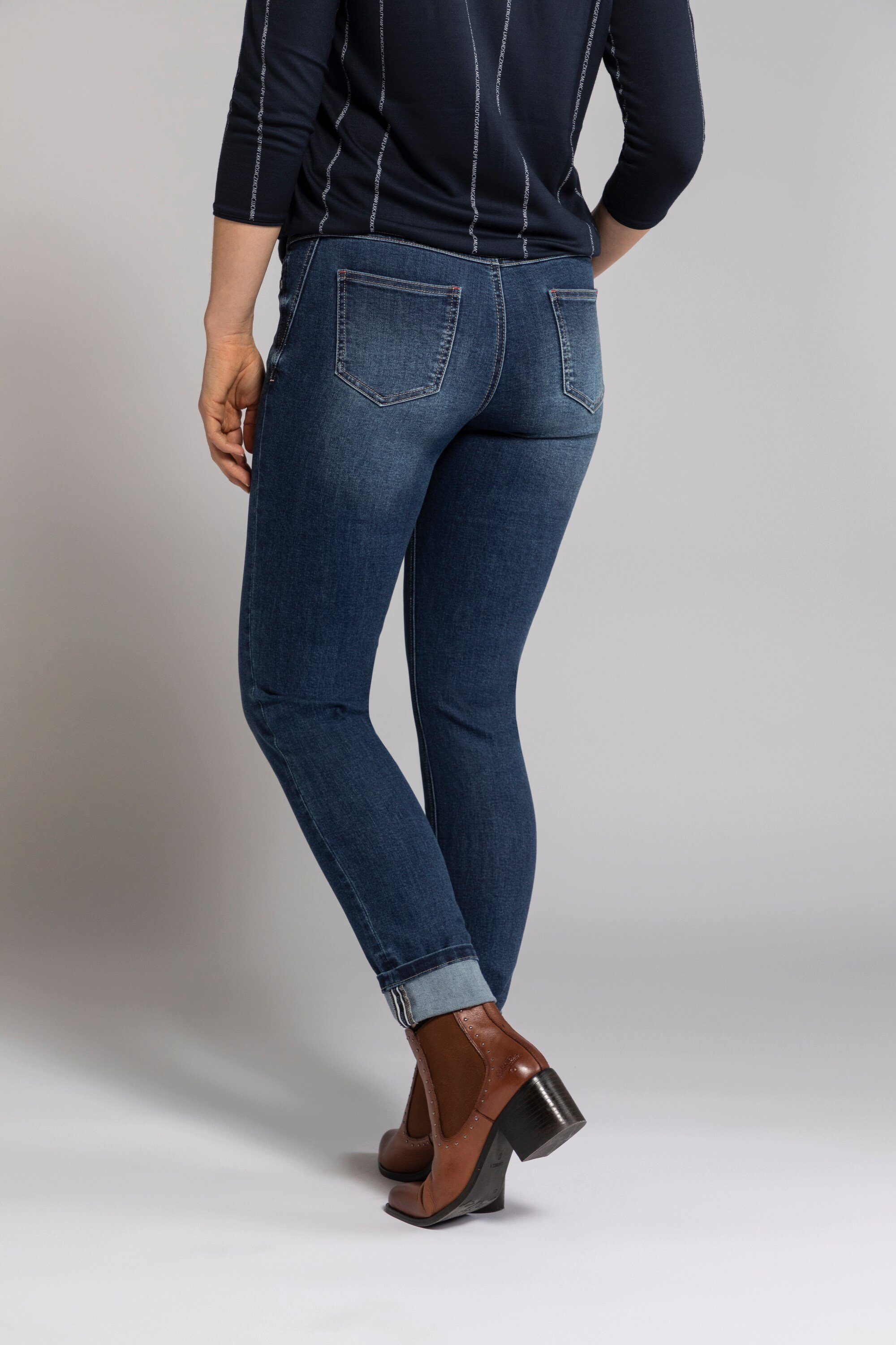 Damen Jeans Gina Laura Regular-fit-Jeans Repreve-Jeans Julia schmale 5-Pocket-Form