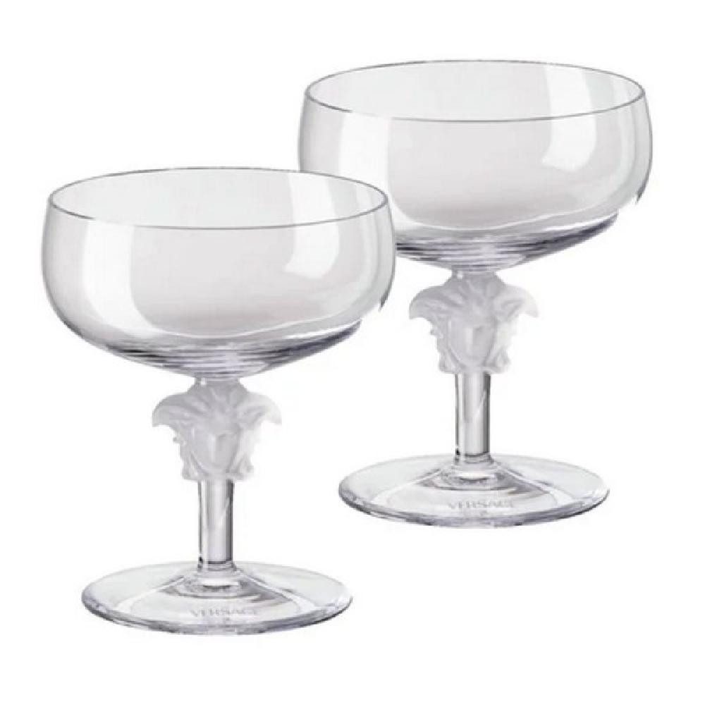 Versace Cocktailglas by Rosenthal Champagnerschalen Medusa Lumiere (2-teilig)