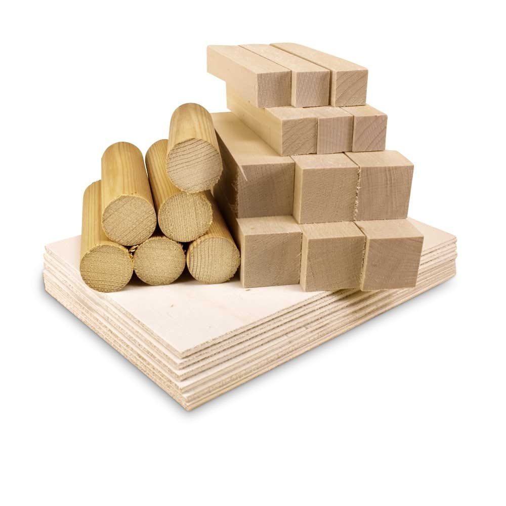 Die Werkkiste Bastelnaturmaterial Die Werkkiste - Material (groß) für Playmake und Unimat