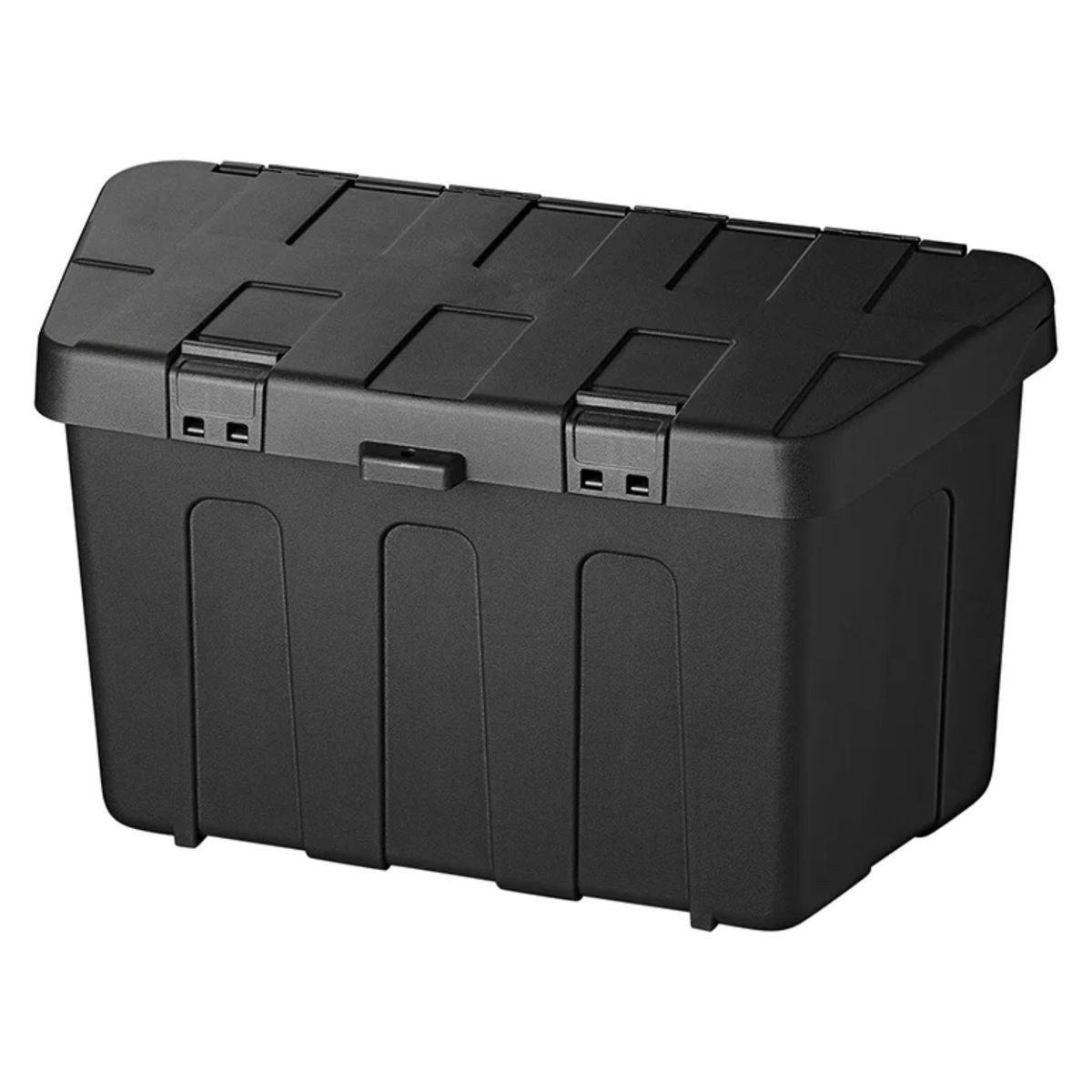 Anhänger-Deichselbox Deichselkiste für Anhänger in Schwarz aus Kunststoff für Werkzeug