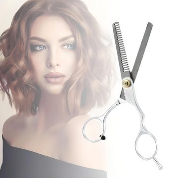 Retoo Haarschere Haarschere Set Friseurschere Profi Schere Haarschneideschere, (Set, 1 x Friseurschere zum Entgloben - Folienverpackung), Haarschere Set Friseurschere Profi Schere Haarschneideschere