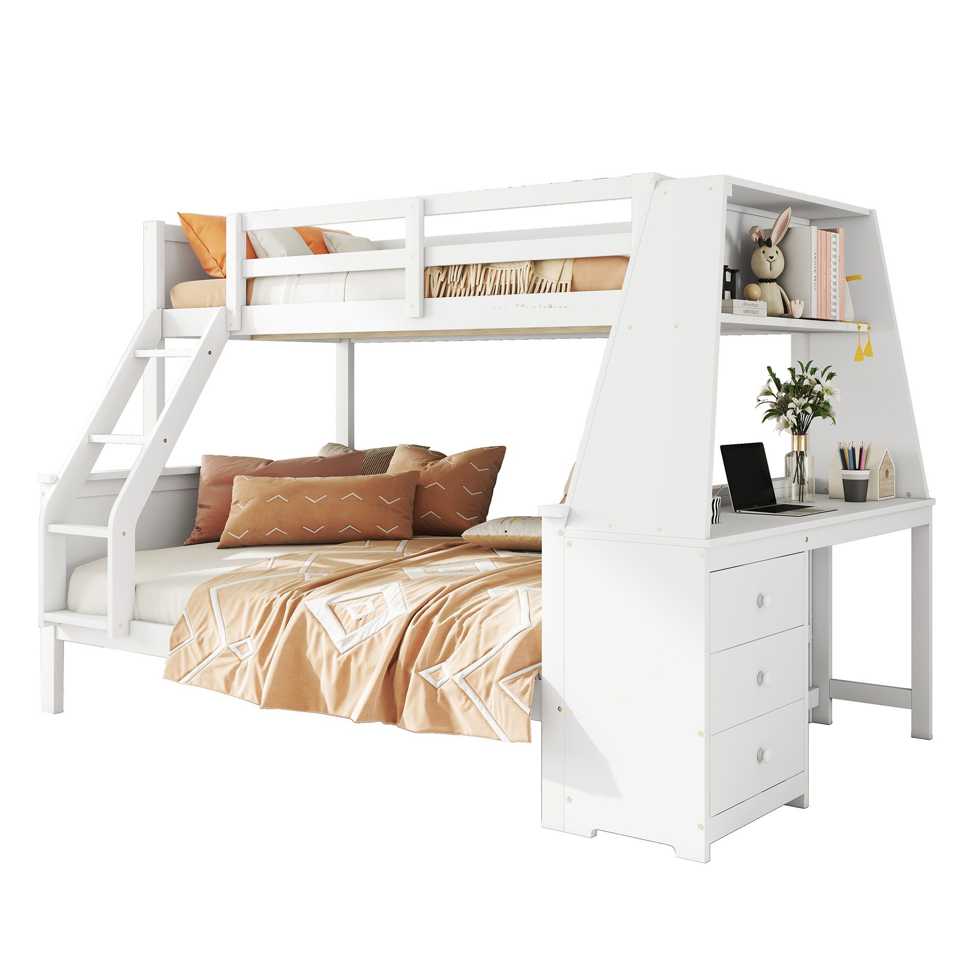 HAUSS SPOLE Etagenbett 90*200cm/140*200cm mit Tisch, günstig online kaufen