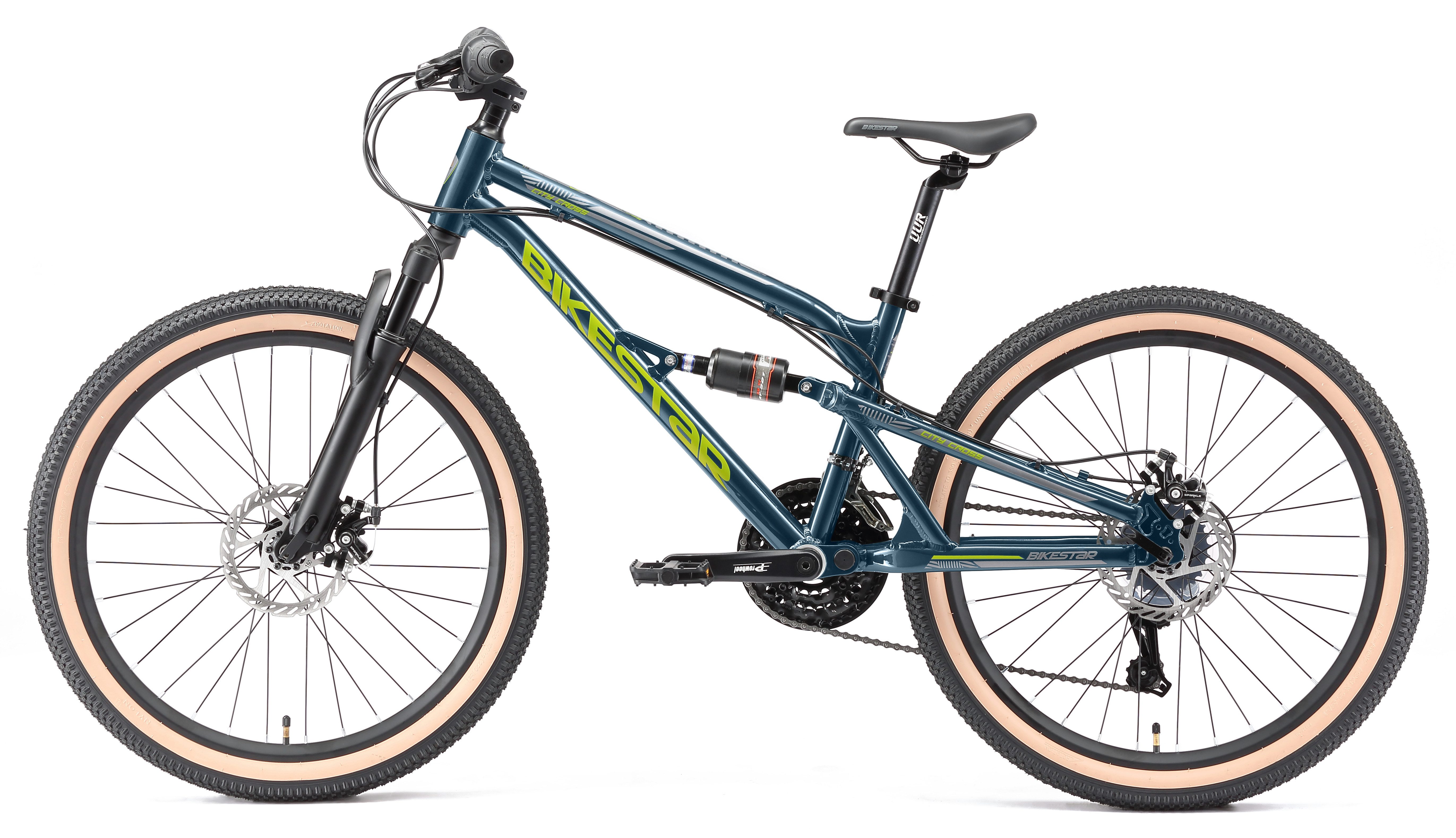 Bikestar Jugendfahrrad, 21 Gang Shimano RD-TY21 Schaltwerk, Kettenschaltung