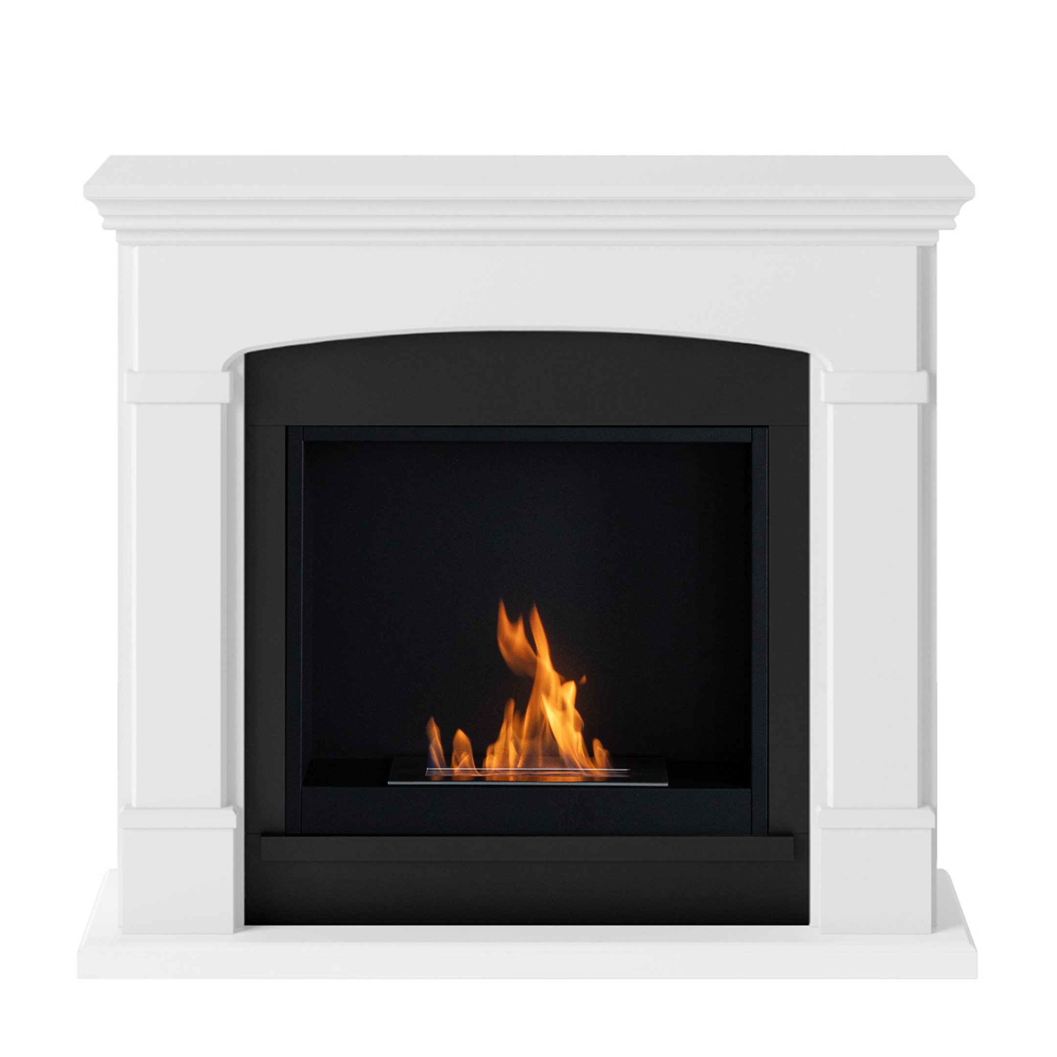 TAGU Echtfeuer-Dekokamin TAGU Helmi weiß Bio Ethanol Kamin günstig online kaufen