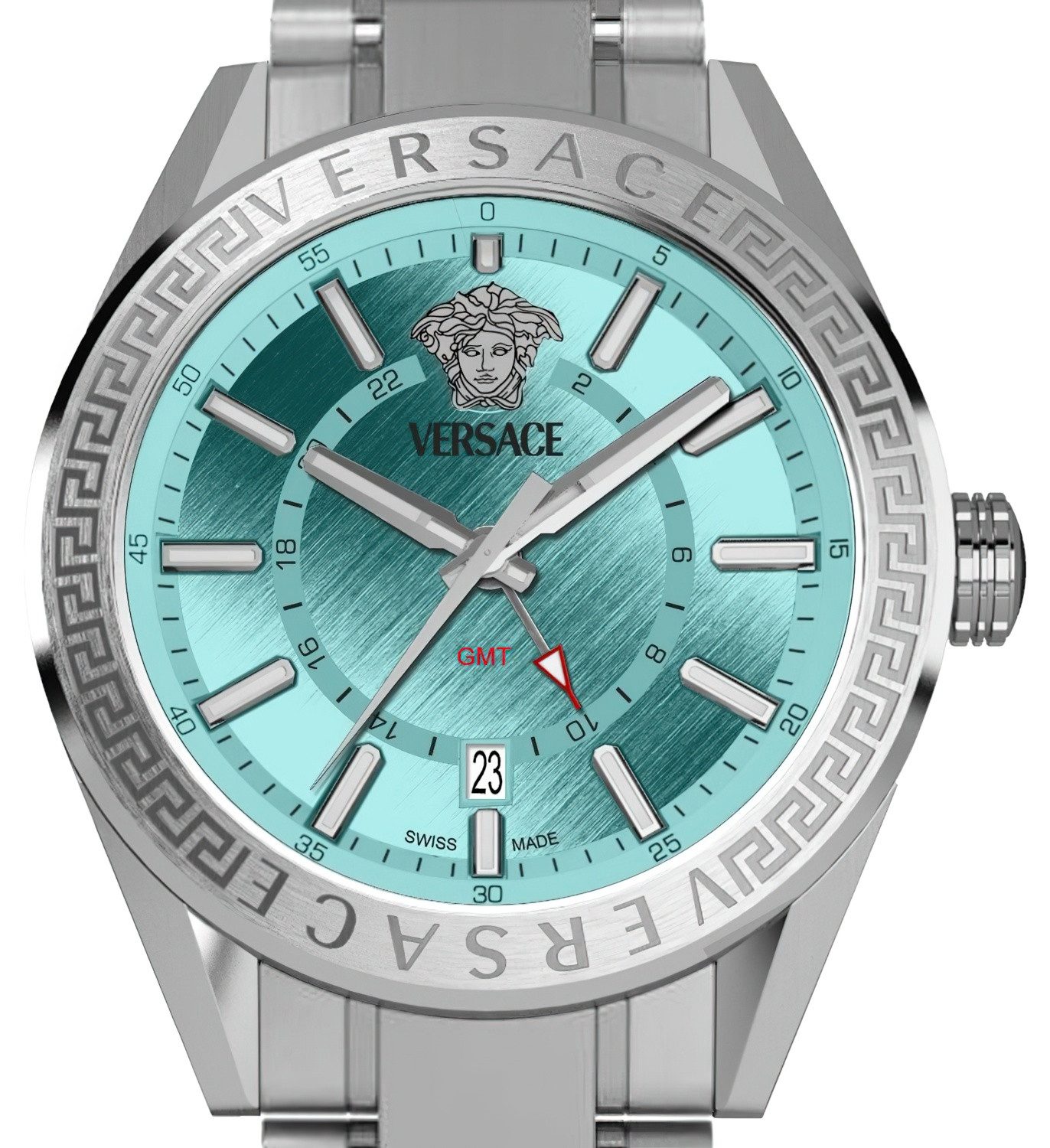 Versace Schweizer Uhr V-Code GMT, Mit günstig online kaufen