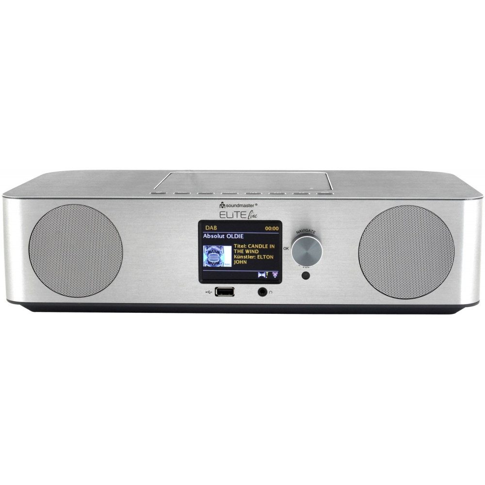Soundmaster ICD2060SI - CD/Radio-System - silber Stereoanlage