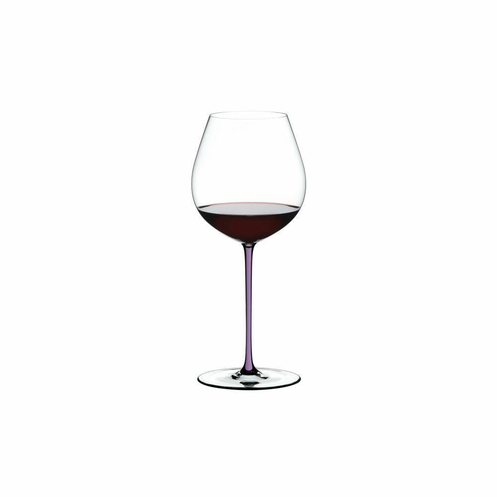 RIEDEL THE WINE GLASS COMPANY Rotweinglas Fatto A Mano Pinot Noir Opalviolett, Kristallglas, handgefertigt