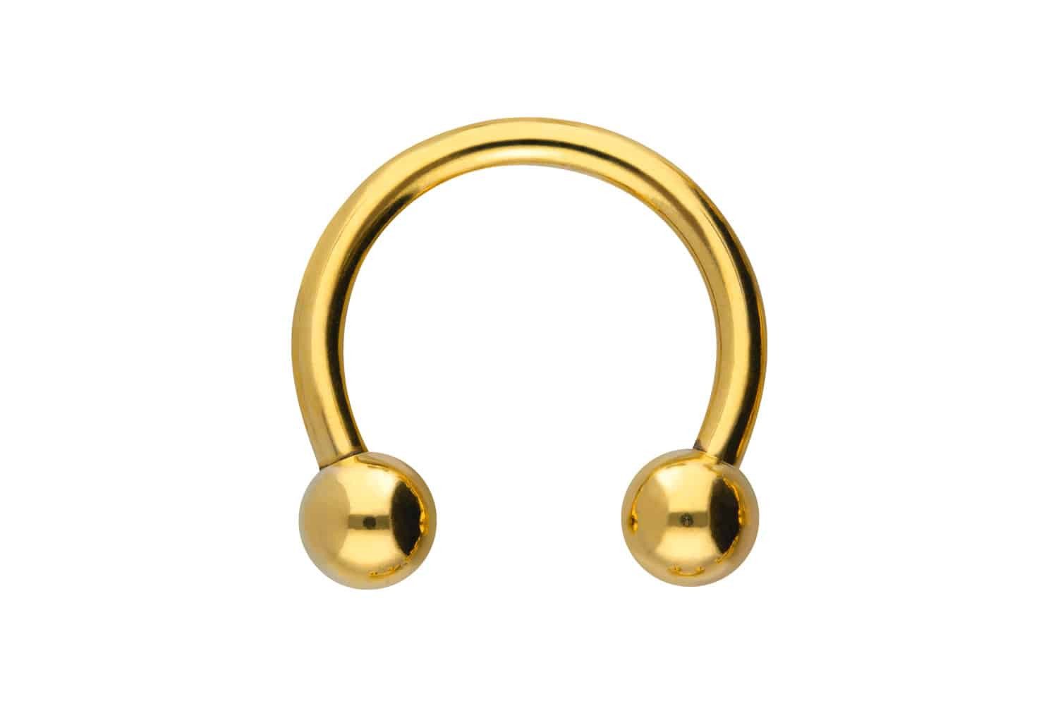 PIERCINGLINE Nasenpiercing Titan Hufeisenring mit Innengewinde (Hufeisen-Ri günstig online kaufen