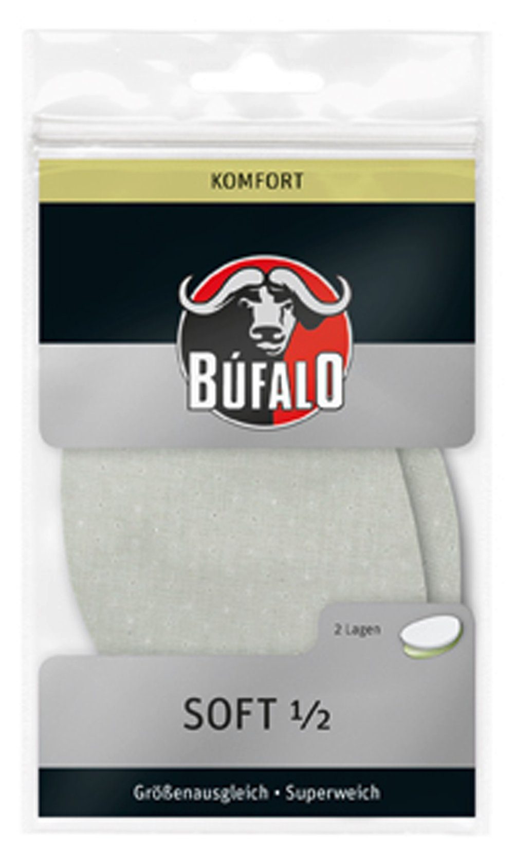 Búfalo Halbsohlen Soft Half - Latexsohle Halbsohle