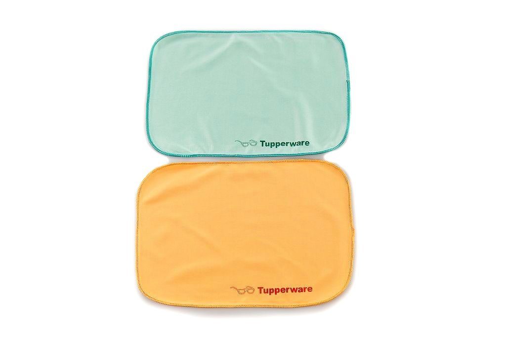 Tupperware Spültuch »FaserPro Durchblick BrillePutztuch türkis + orange«  online kaufen | OTTO