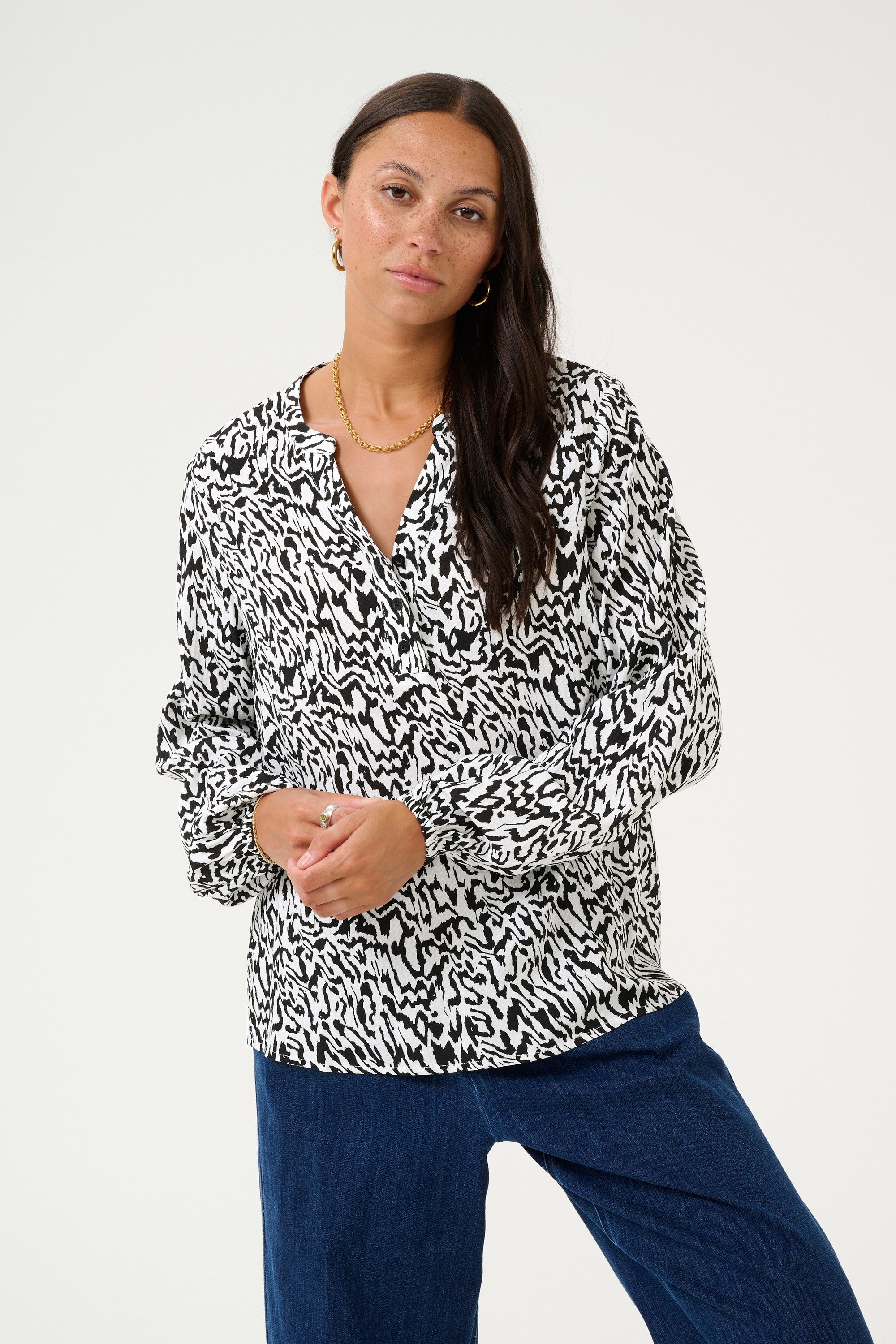 Langarmbluse Bluse langarm KAmathilde