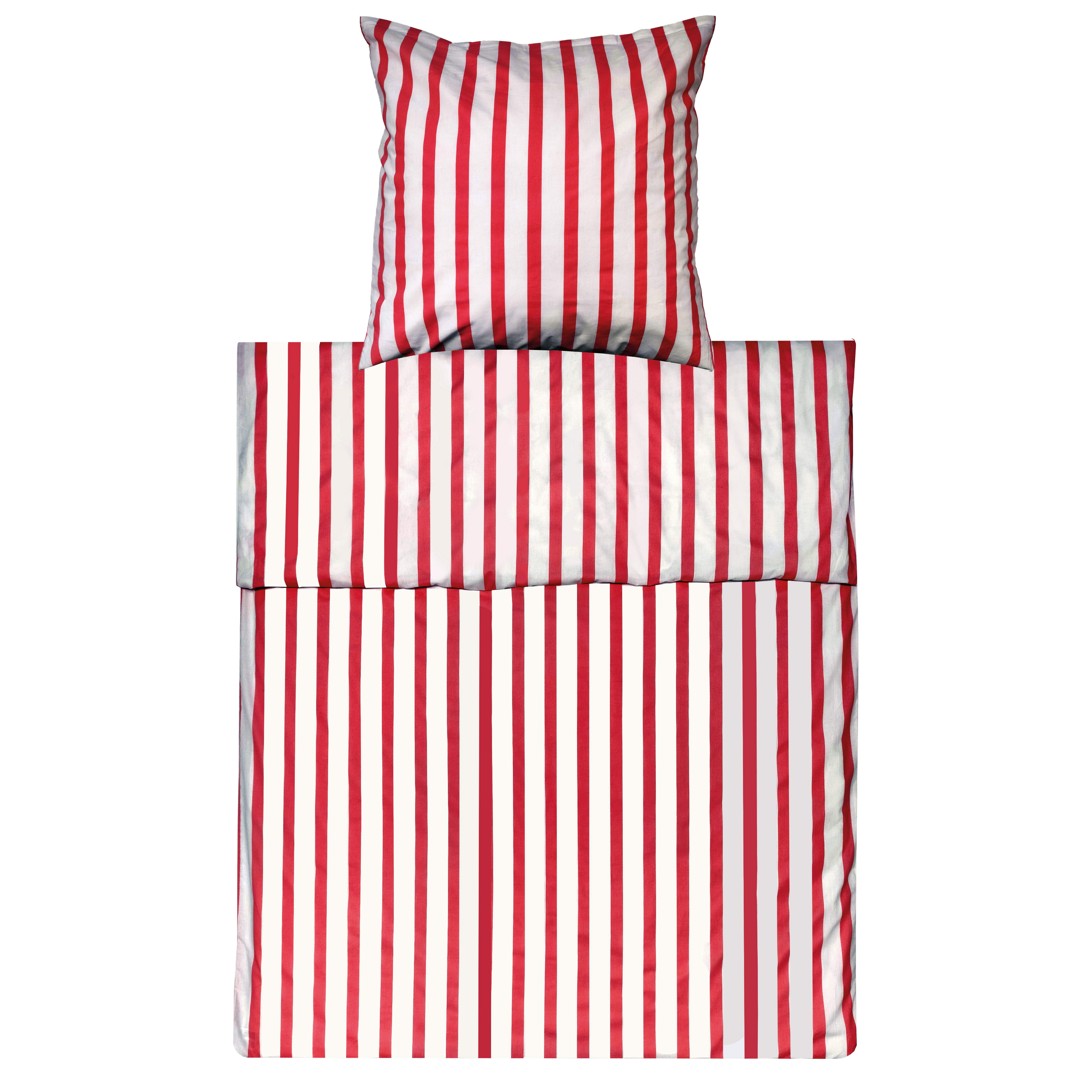 Lavea Bettwäsche Breite Streifen, Set aus 1x 80x80cm Kissenbezug & 1x 135x2 günstig online kaufen