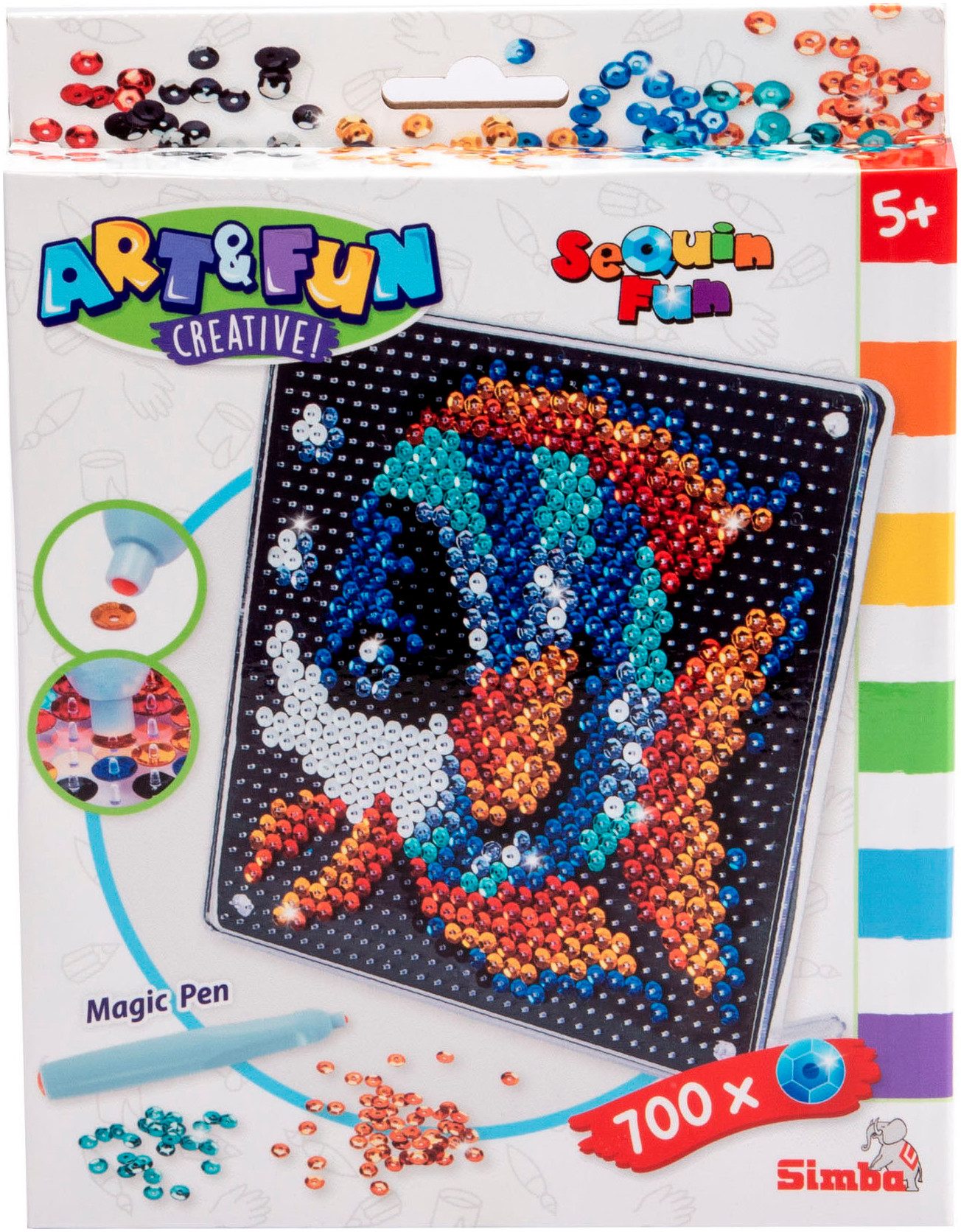 SIMBA Kreativset Art&Fun, Sequin Fisch