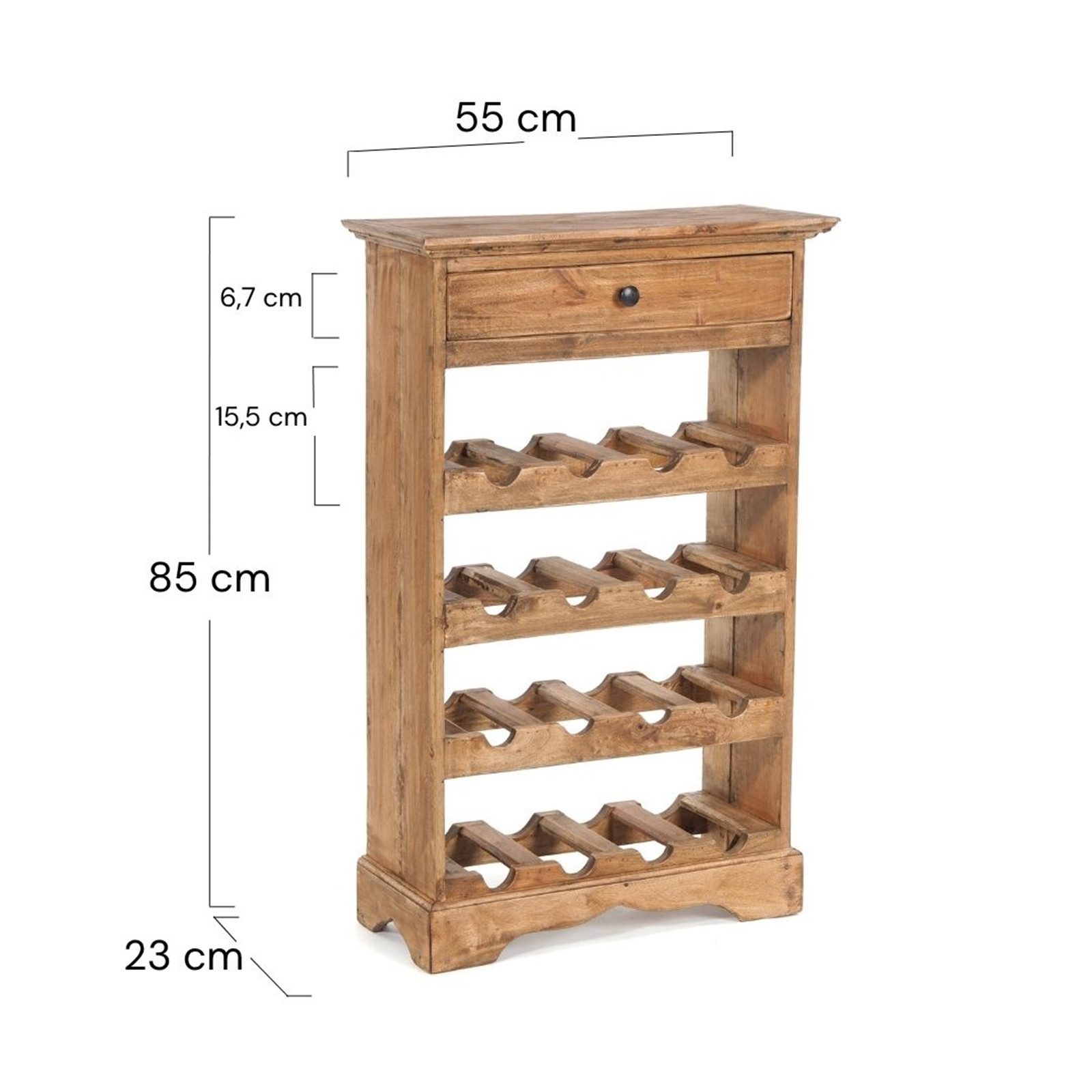 DESIGN DELIGHTS Weinregal WEINREGAL CORTEZ, 85x55cm(HxB) Flaschenregal aus günstig online kaufen