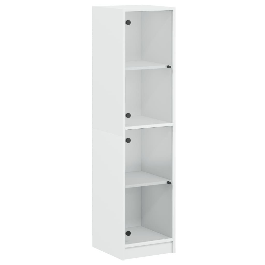 vidaXL Highboard Highboard mit Glastüren Weiß 35x37x142 cm (1 St) günstig online kaufen