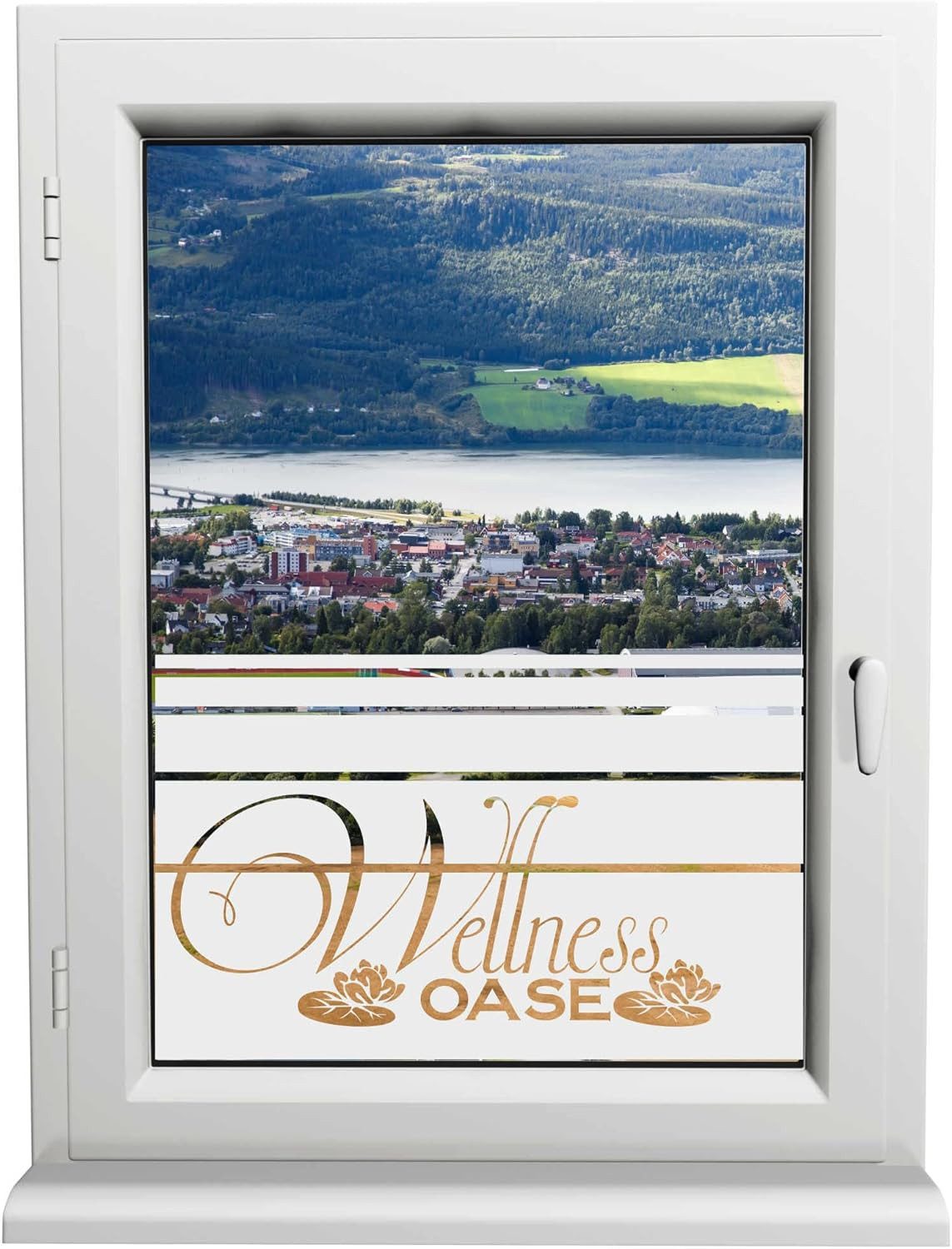 INDIGOS UG Fensterfolie Glasdekorfolie Wellness Oase günstig online kaufen