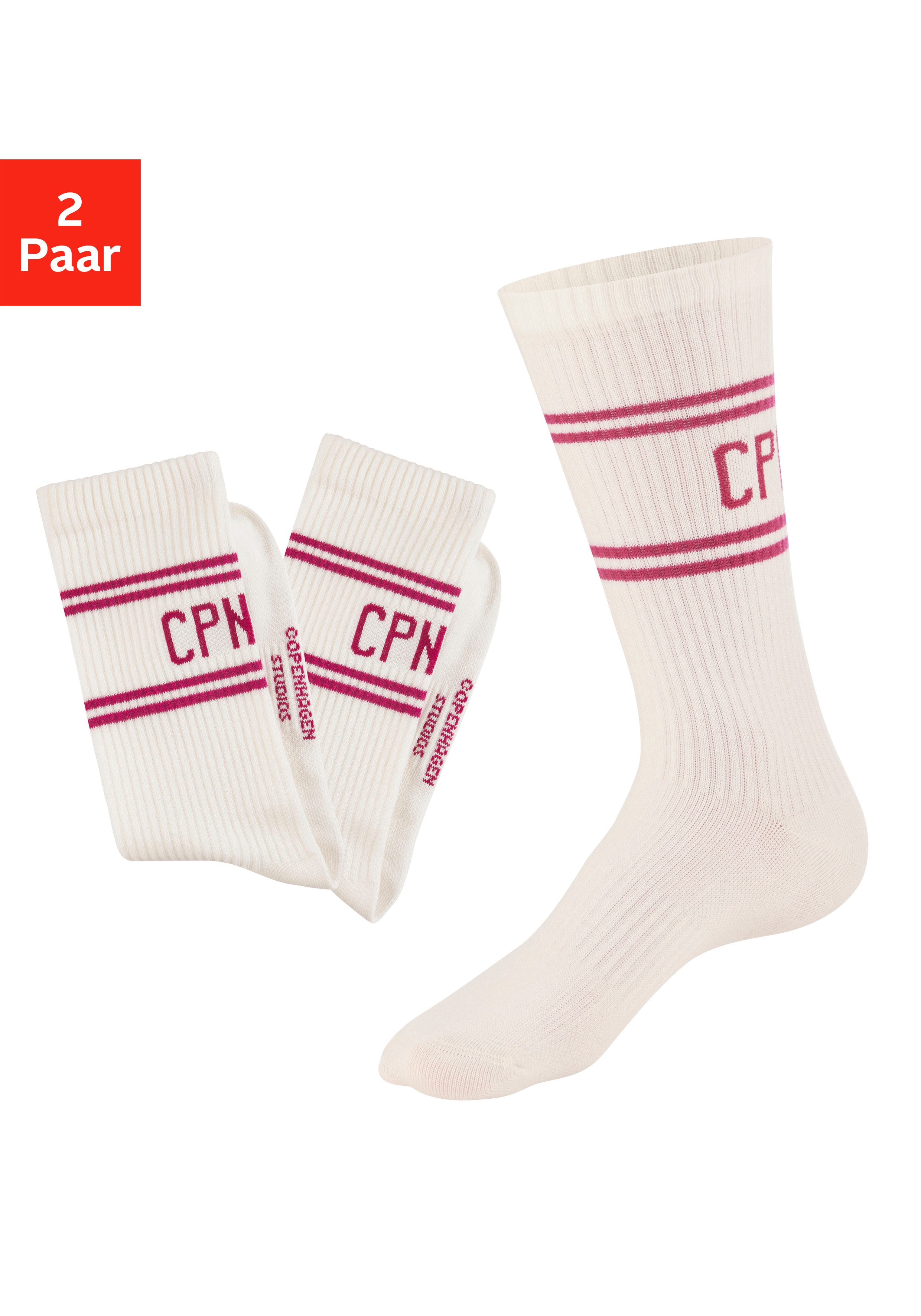 Copenhagen Studios Langsocken (Packung, 2-Paar) mit Pikeé-Struktur unter de günstig online kaufen