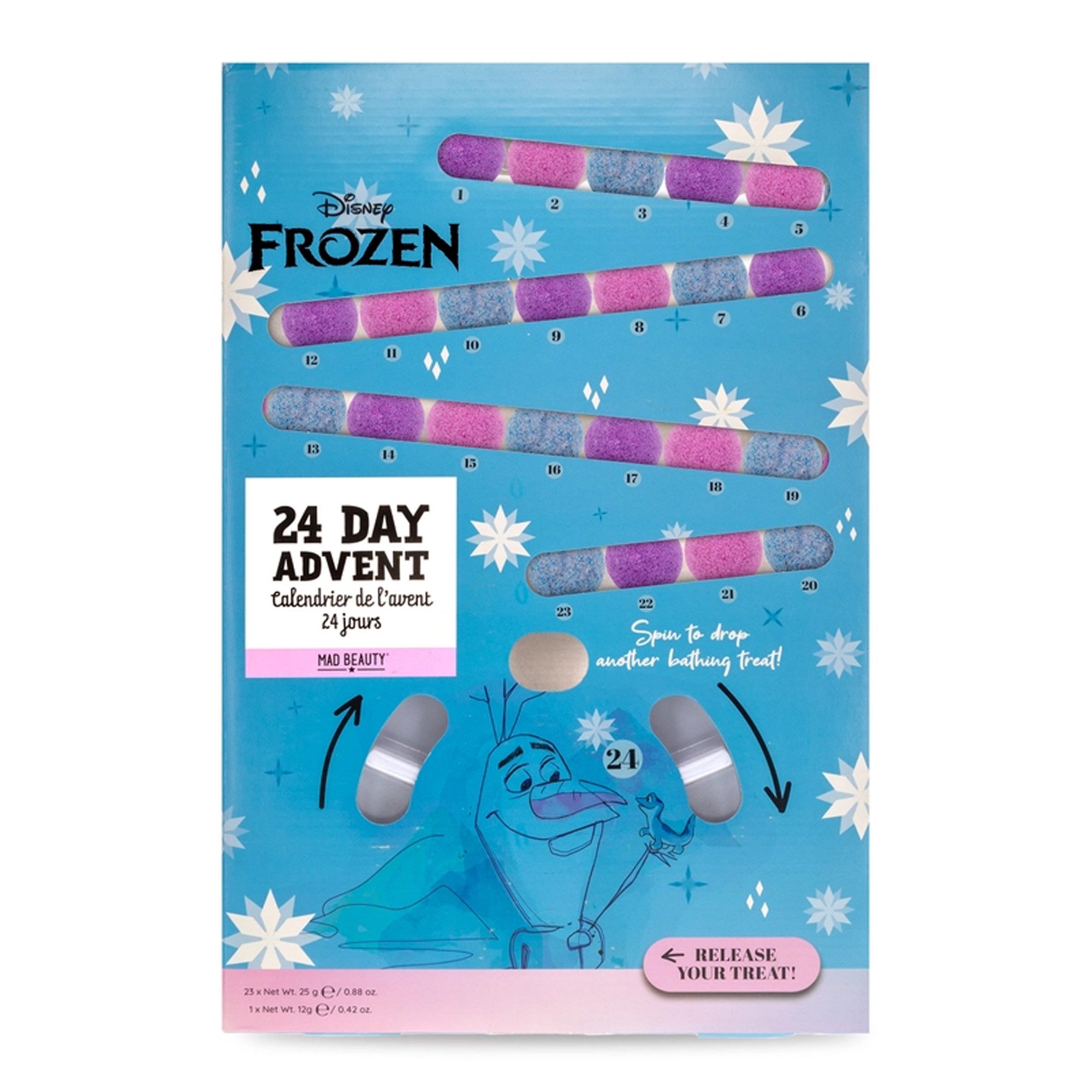 Mad Beauty Kosmetik-Adventskalender Badebomben Frozen - Disney Die Eiskönigin