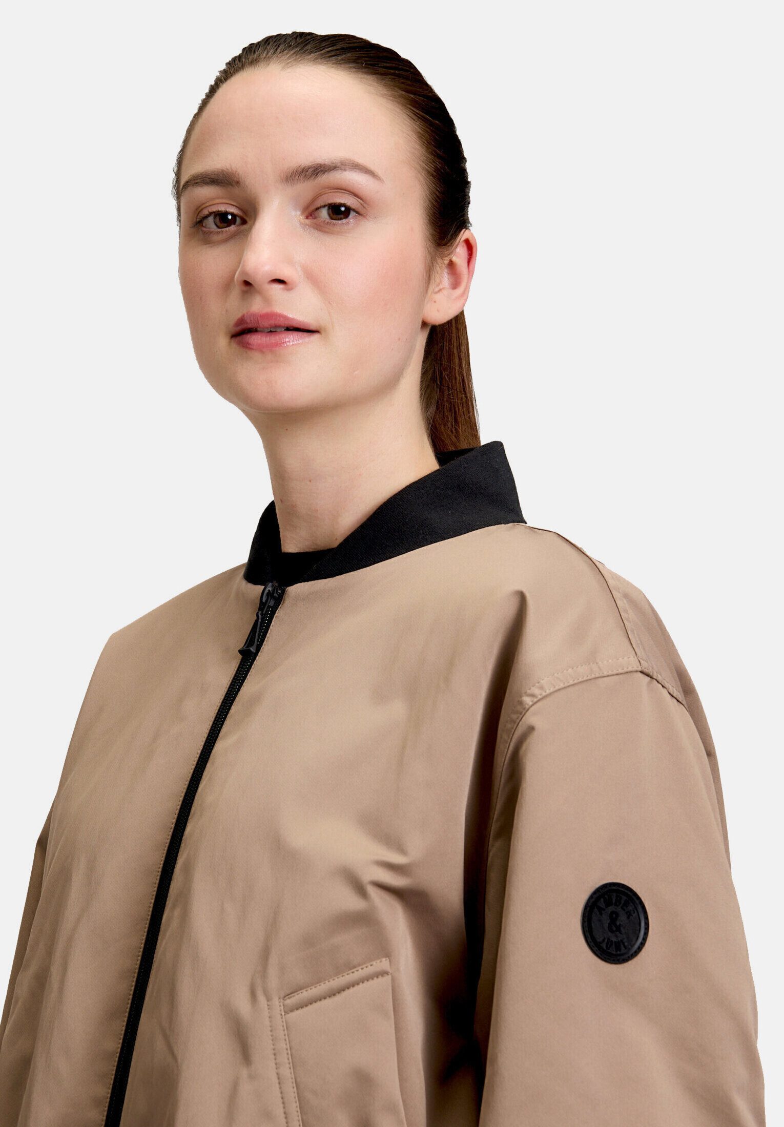 Amber & June Winterjacke Damen mit Kragen