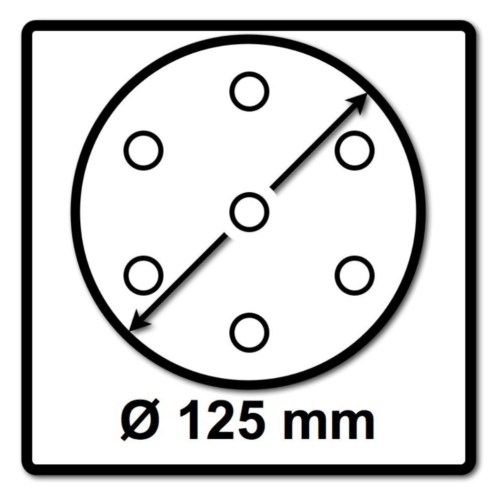 Makita Schleifscheibe Stützteller Schleifteller 125 (197922-4) mm DP Exzenterpolierer für