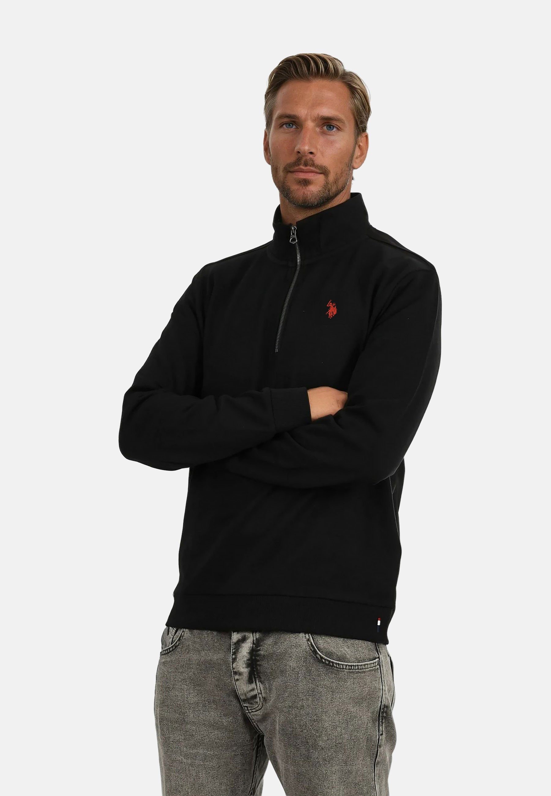 U.S. Polo Assn. Stehkragenpullover Stehkragenpullover USNiico – Herren Half günstig online kaufen