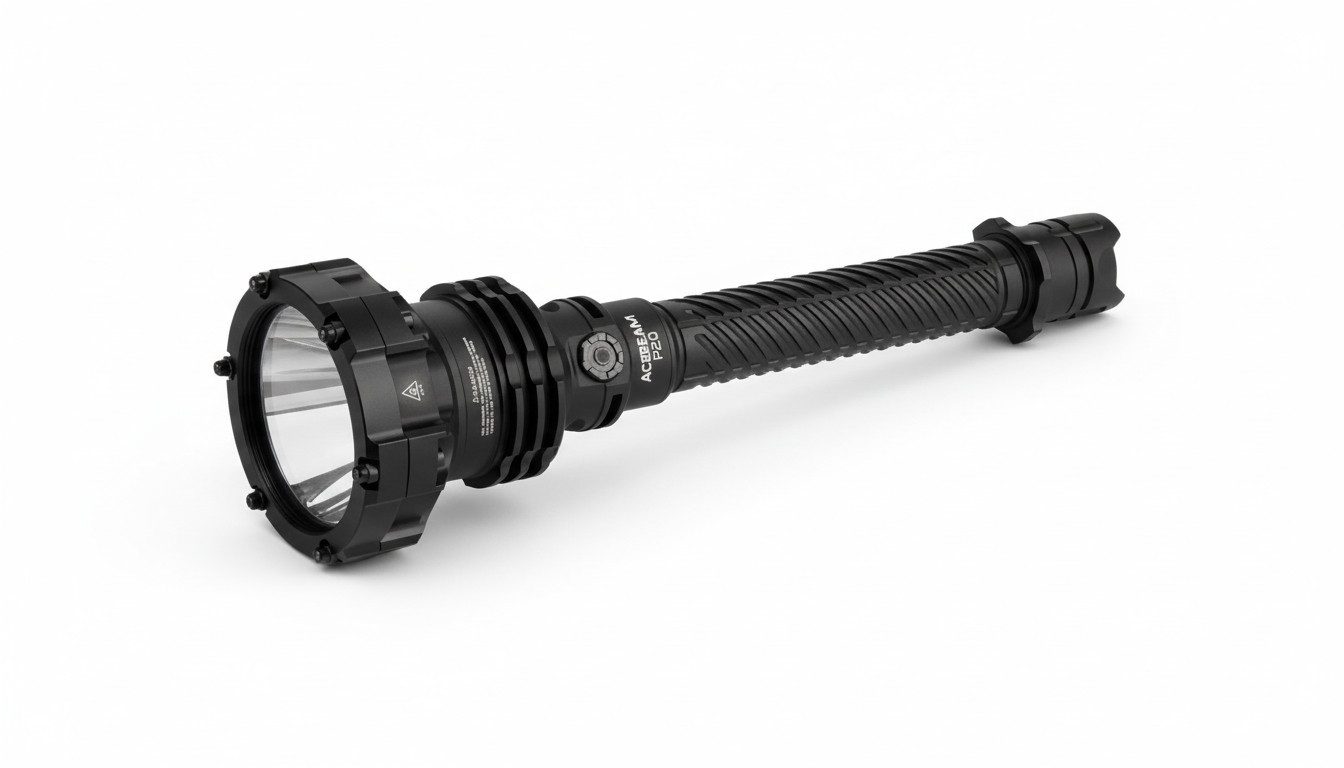 Acebeam LED Taschenlampe AceBeam P20 LED Taschenlampe – 5.500 Lumen und 1.280 Meter Reichweite