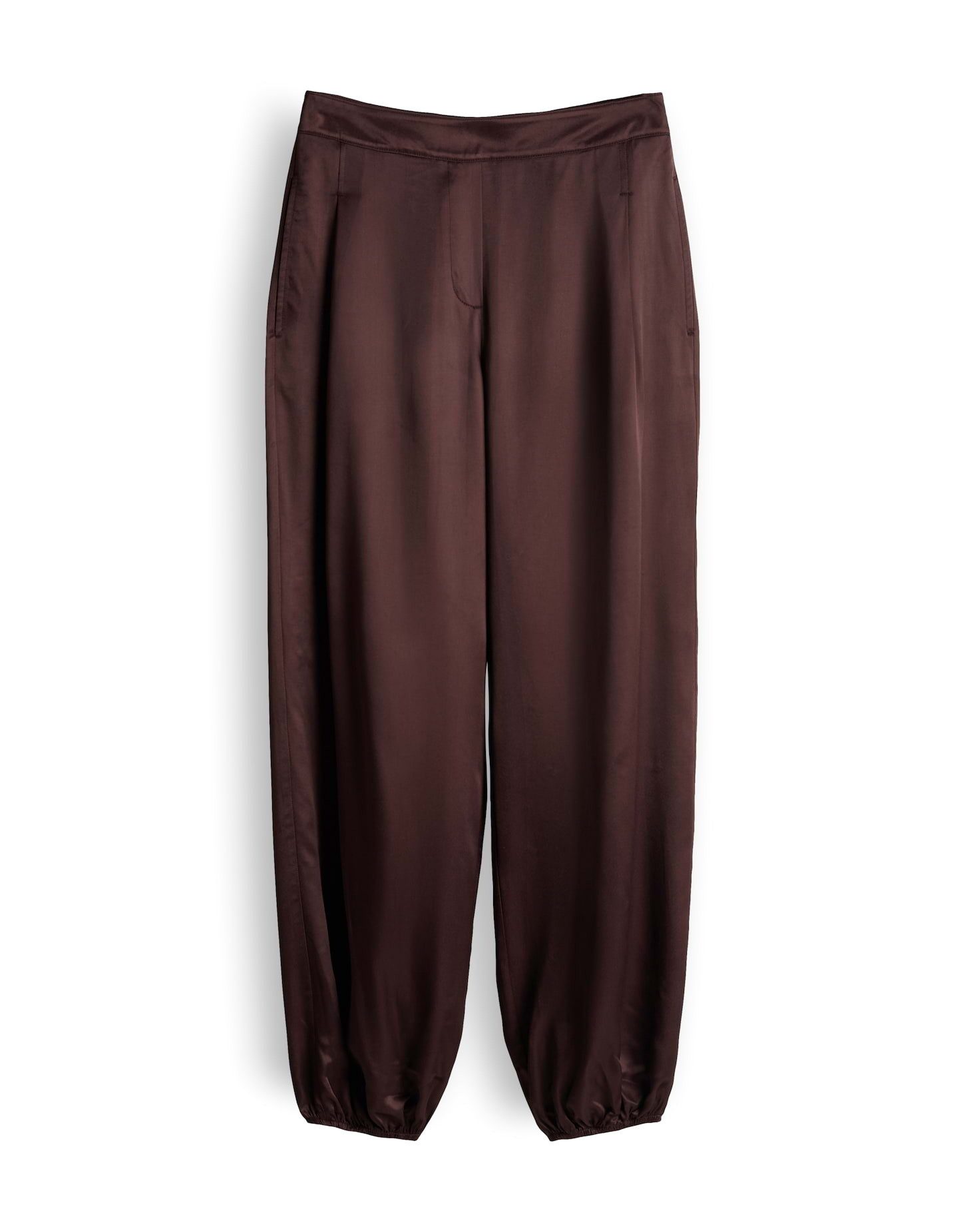 someday Stoffhose Charlie balloon aus Satin mit Ballonform Relaxte City Pants mit softem Schimmer