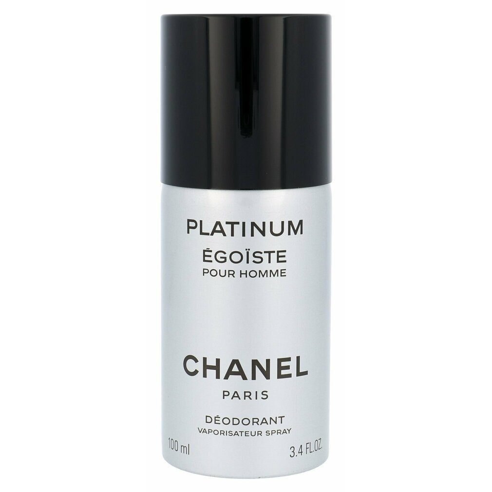 CHANEL Deo-Spray Platinum Egoiste, Packung, 1-tlg., 100 ml Deo-Spray