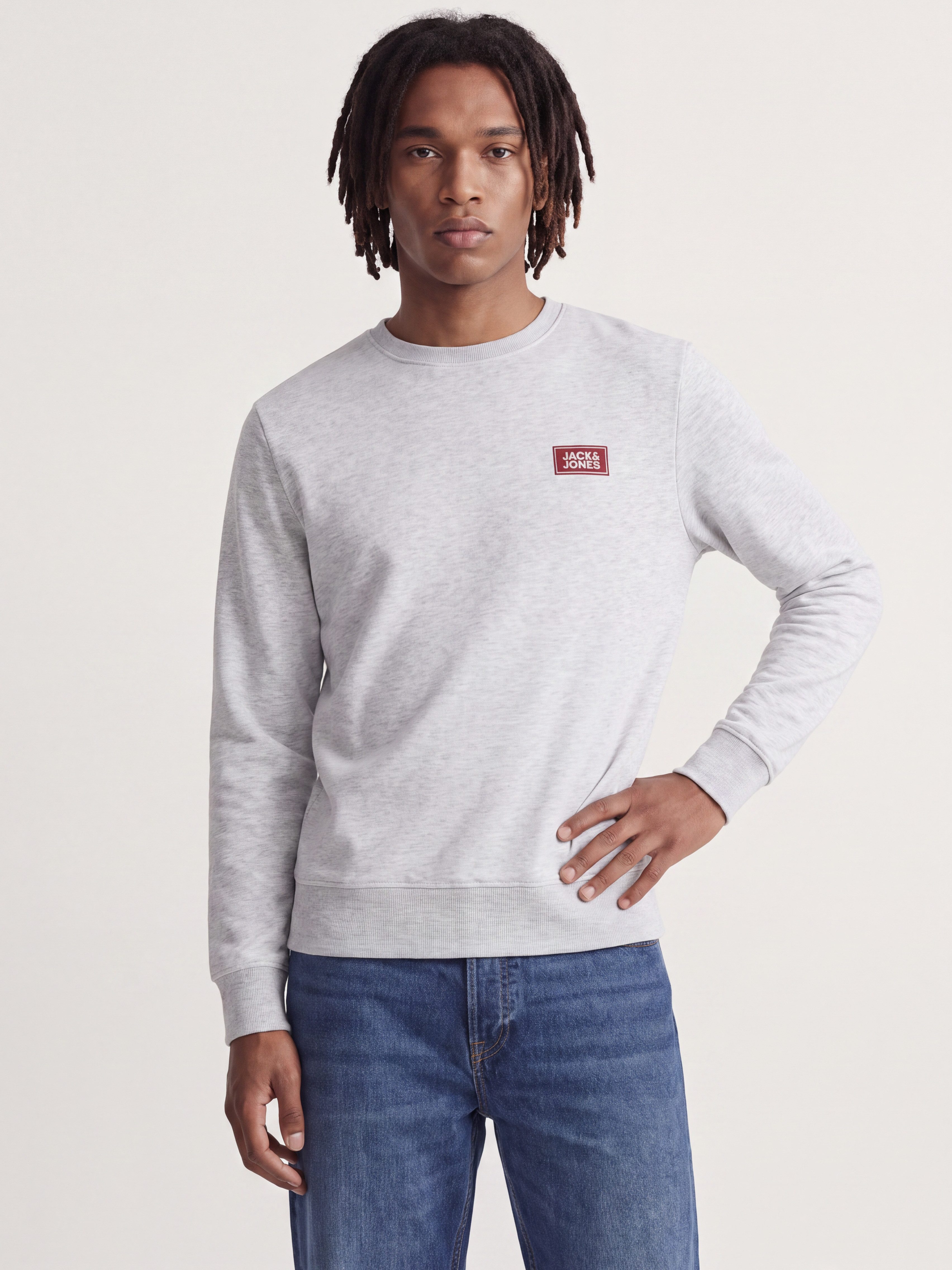 Jack & Jones Sweatshirt JJRUSH SWEAT CREW NECK 3PK MP (Packung, 3-tlg) Baumwollmischung, regular fit – Bild 2 von 5