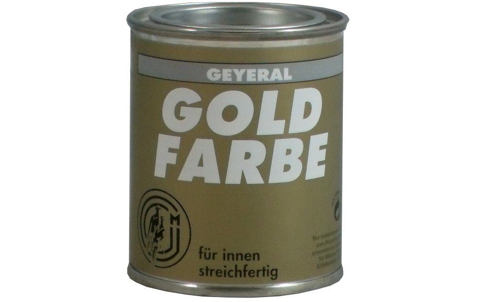 125 metallisch Lack gold Goldfarbe ml glänzend Geyeral