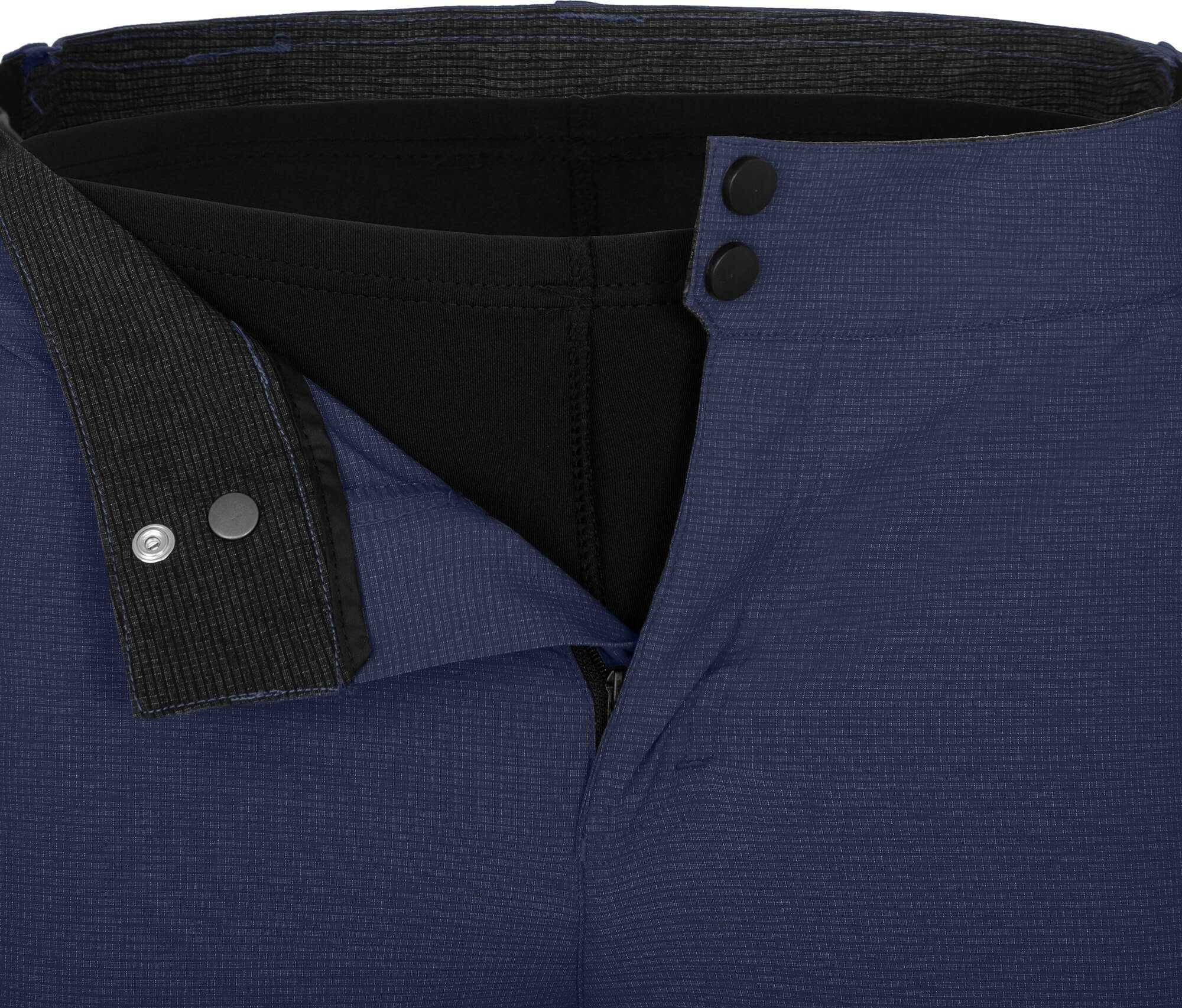 blau elastisch, gepolsterter (mit Fahrradhose Herren Radhose, Langgrößen, Innenhose) robust, Bergson peacoat PORVOO