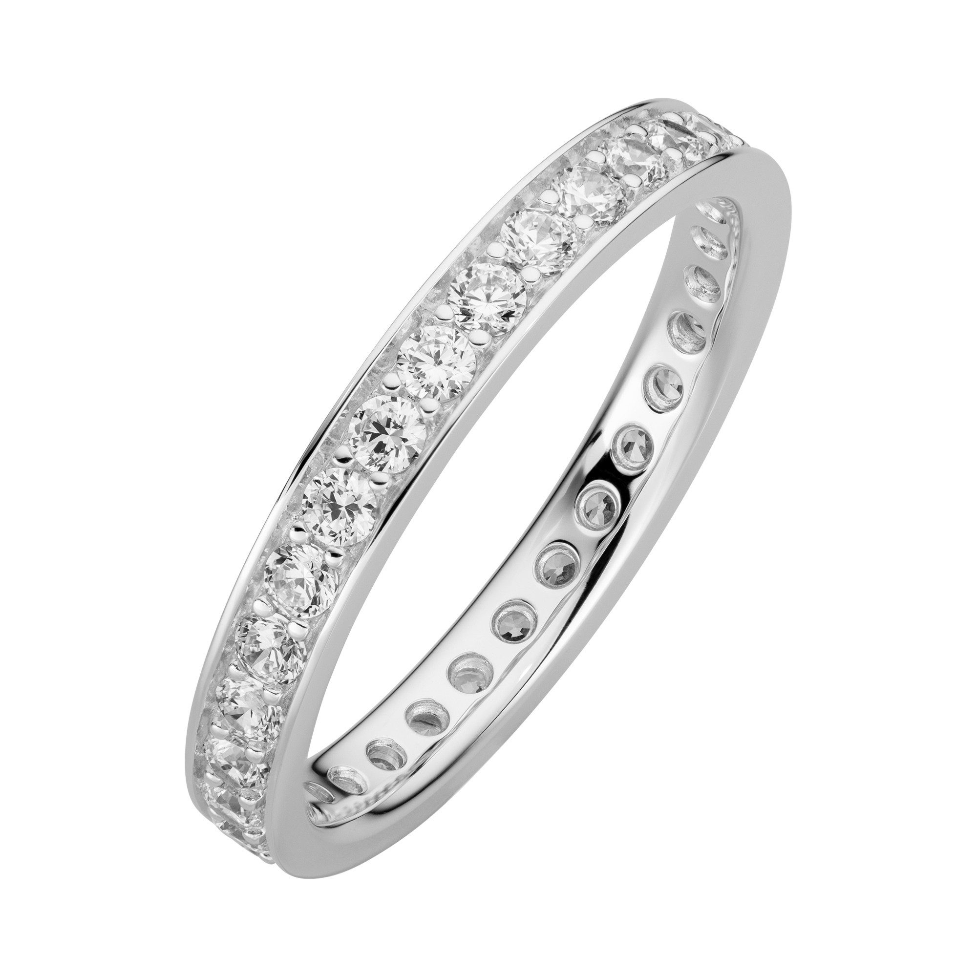 Orolino Fingerring 333/- Weißgold glanz synth. günstig online kaufen