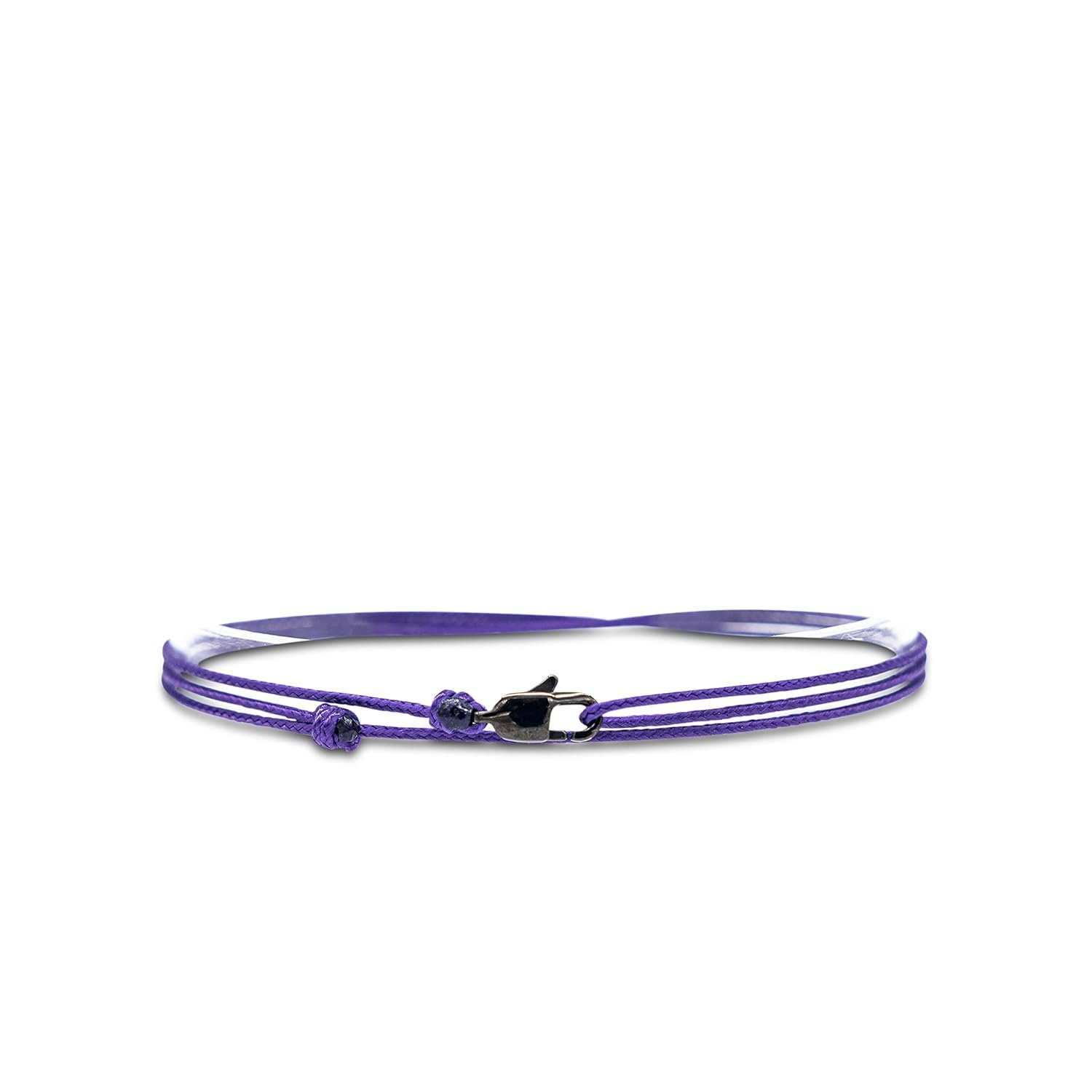 Made by Nami Wickelarmband Minimalistisches Armband mit Karabinerhaken Herren Armband Damen, Maritimes Armband Wasserfest & Verstellbar