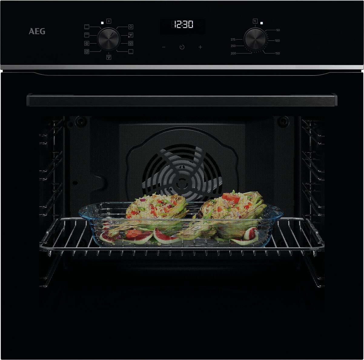 AEG Backofen-Set HH24BSISML, mit 1-fach-Teleskopauszug, Aqua Clean, Bis zu 10x weniger sichtbare Kratzer – Made in Germany
