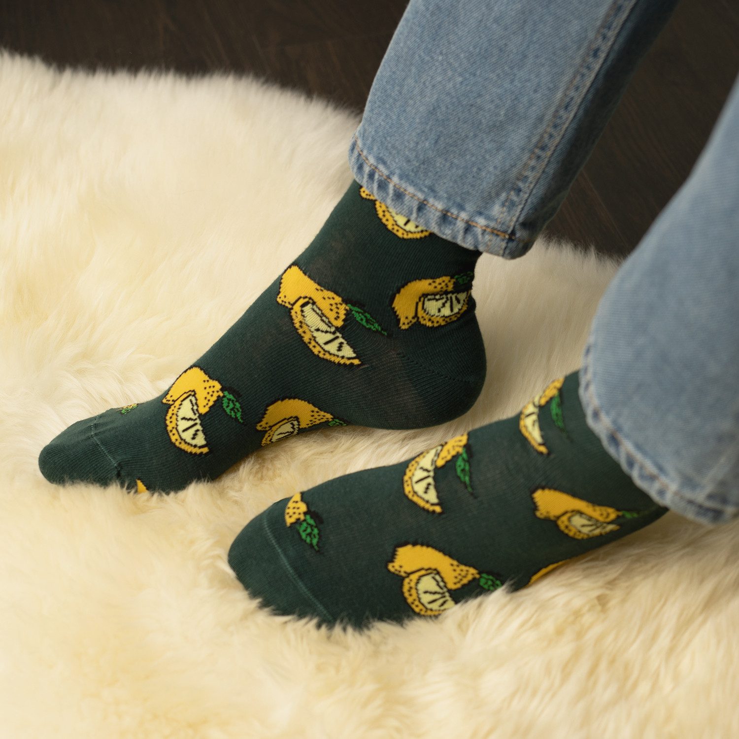 Footstar Basicsocken Damen/Herren Bunte Motiv Socken Funny Baumwollsocken