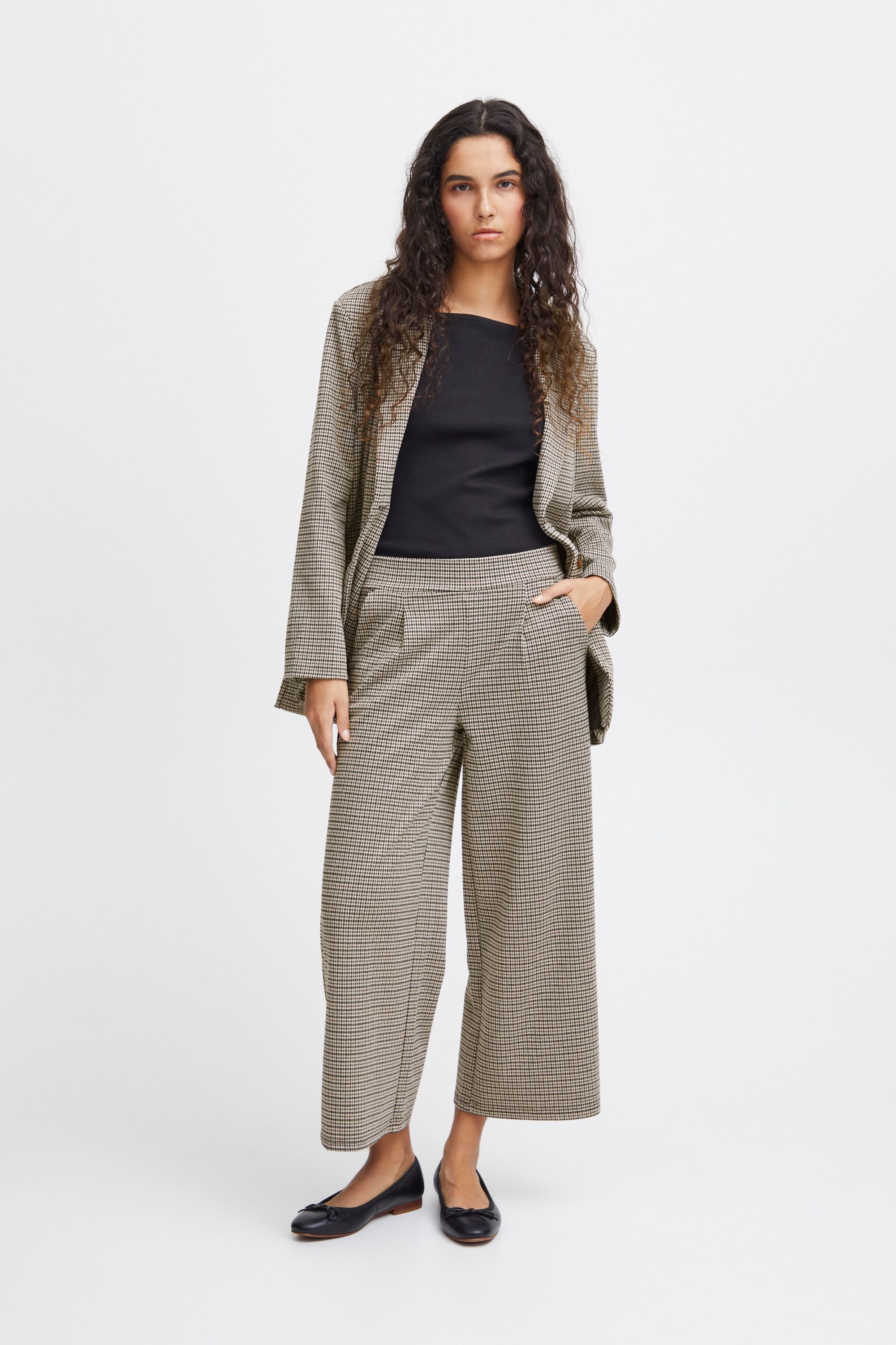Ichi Stoffhose IHKATE CAMELEON CROPPED WIDE günstig online kaufen