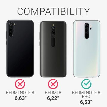 kwmobile Handyhülle Case für Xiaomi Redmi Note 8 Pro, Hülle Silikon metallisch schimmernd - Handyhülle Cover