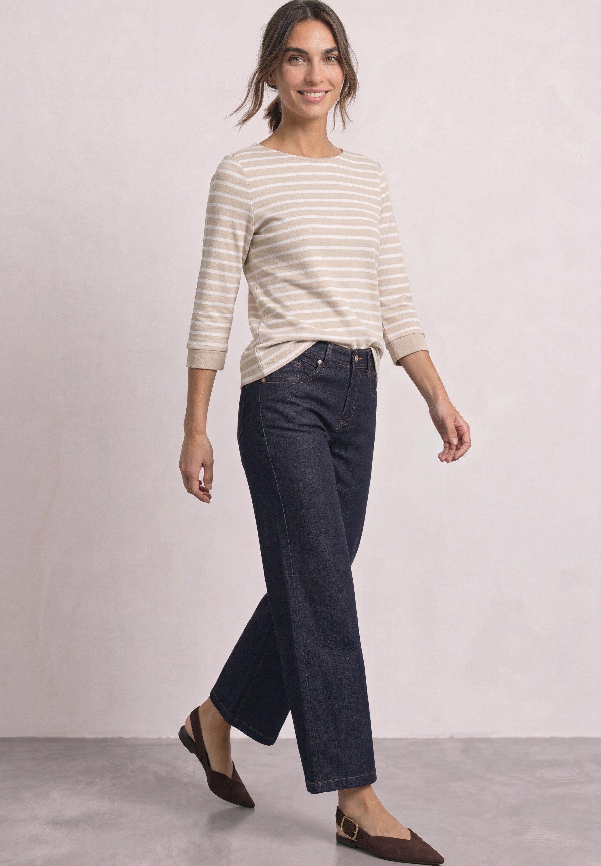 STREET ONE 3/4-Arm-Shirt mit 3/4 Ärmeln