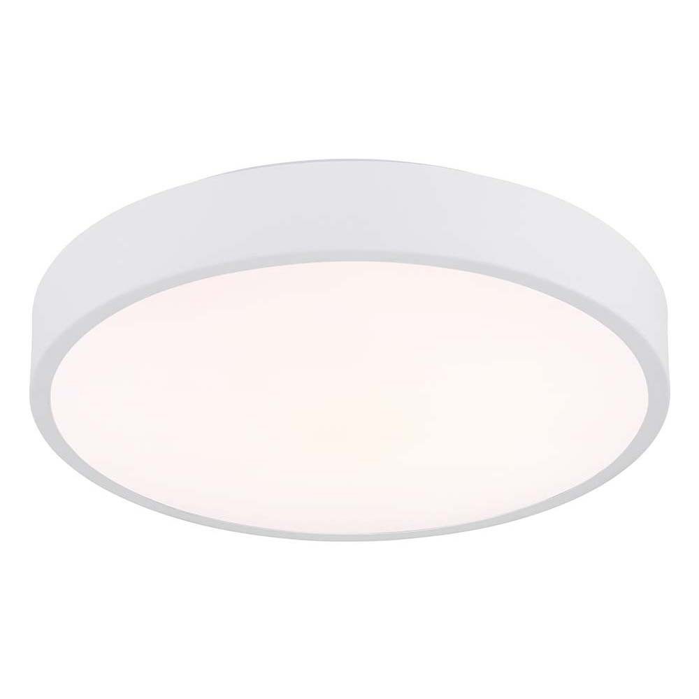 GLOBO LIGHTING LED Deckenleuchte, LED-Leuchtmittel fest verbaut, Farbwechsel, Neutralweiß, Kaltweiß, Warmweiß, Tageslichtweiß, LED Deckenleuchte Wohnzimmerlampe Metall weiß matt CCT