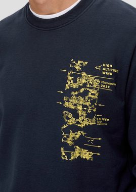 s.Oliver Sweatshirt Sweatshirt mit Frontprint