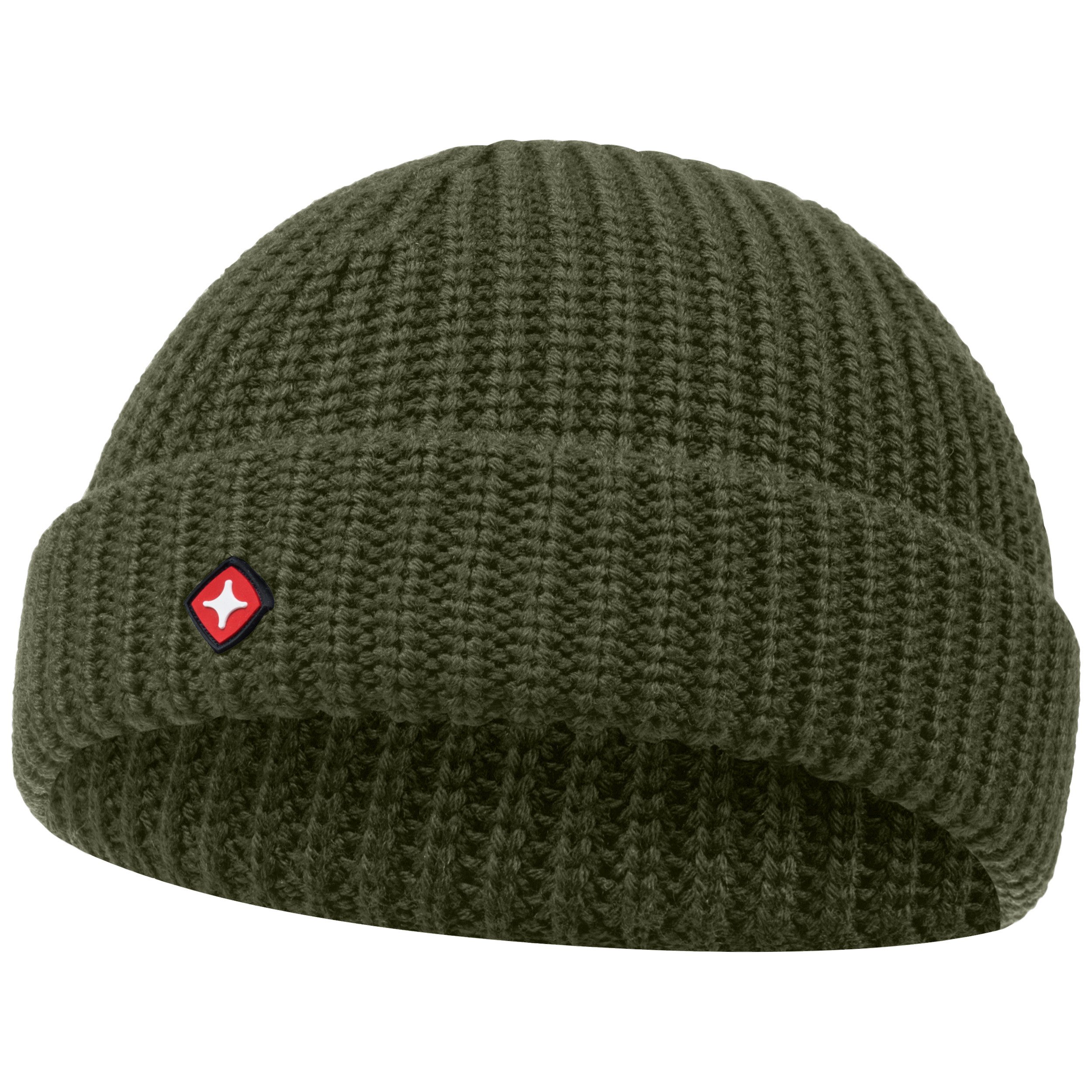 Strickmütze Fisherman Mütze Unisex Herren Damen Fischermütze Merinowolle