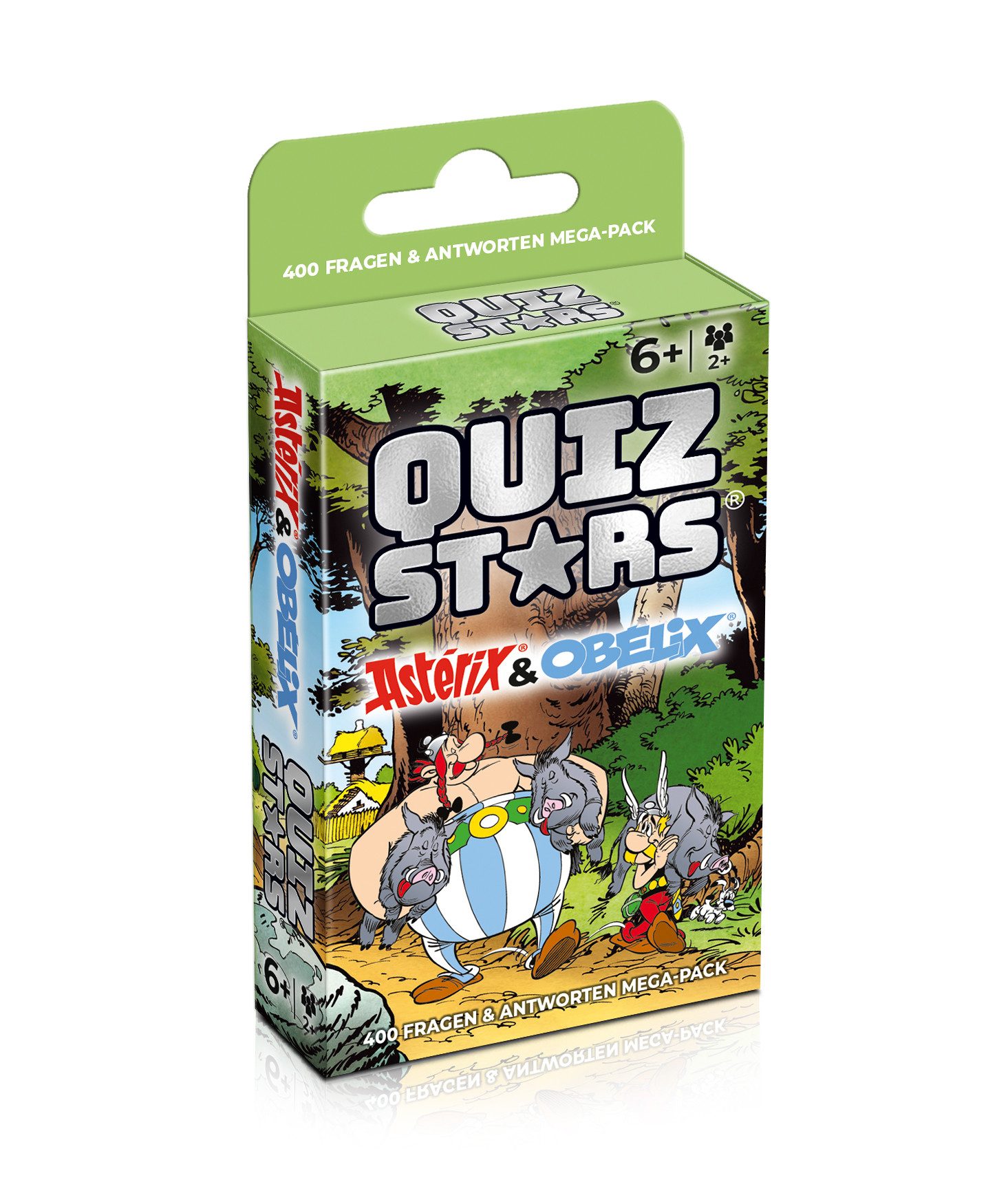 Gomazing Spiel Quizstars Asterix & Obelix, Kartenspiel, 400 Fragen und Antworten