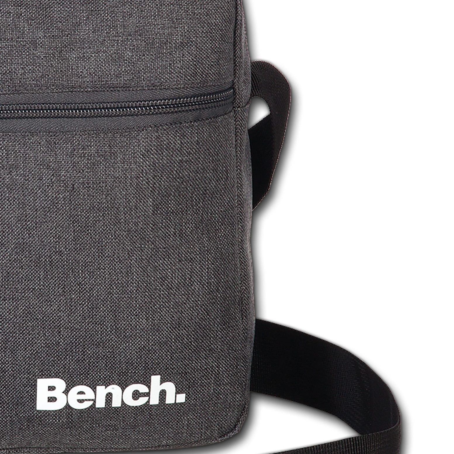 Bench. Schultertasche Bench stylische Cross Body Polyester (Umhängetasche), Unisex Polyester Umhängetasche, grau ca. 17cm