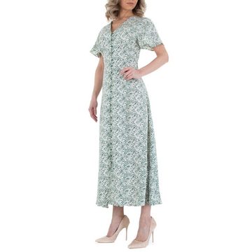 Ital-Design Sommerkleid Damen Freizeit Sommerkleid in Weiß