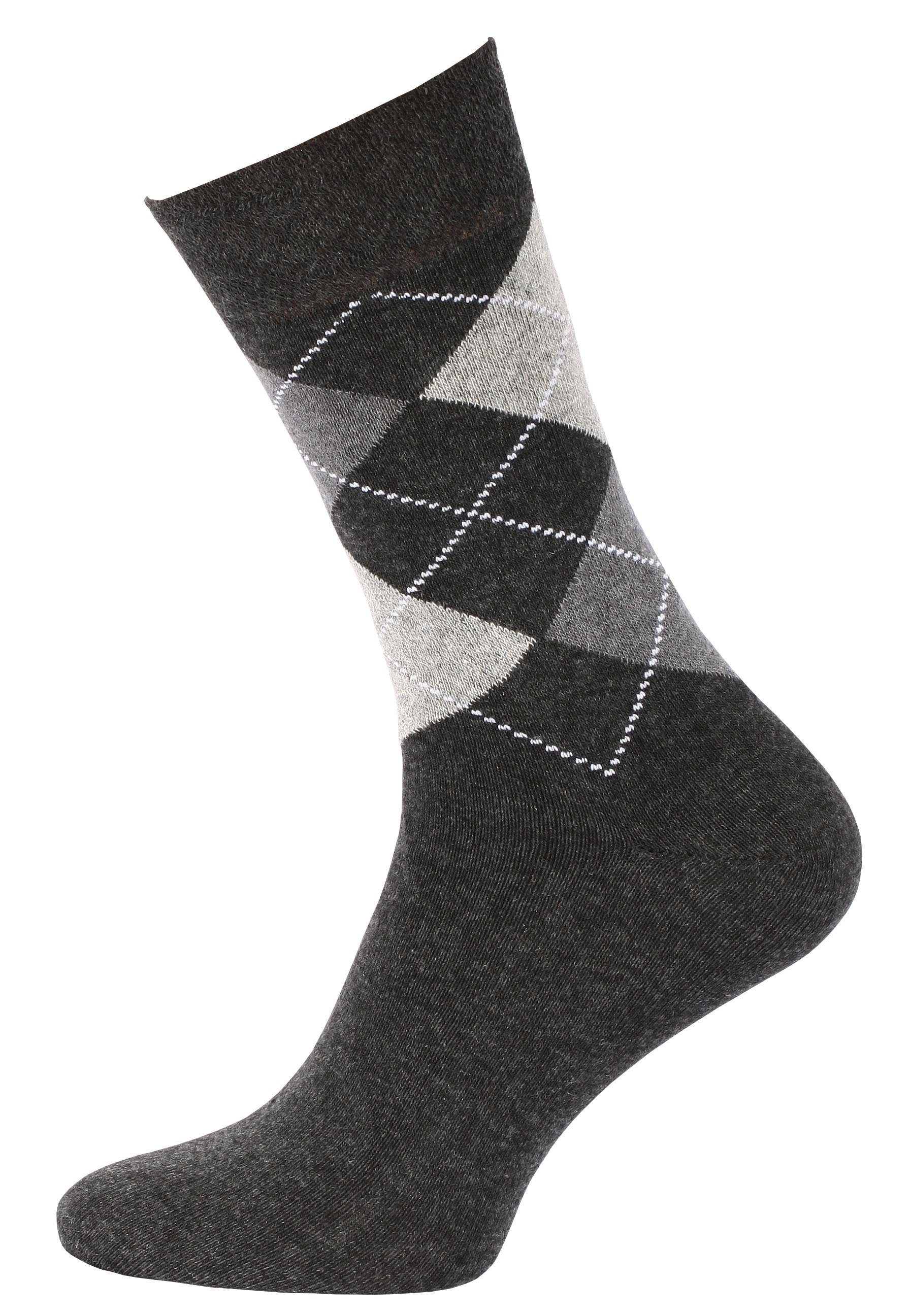 Cotton Prime® Socken Karo Classics (10-Paar)
