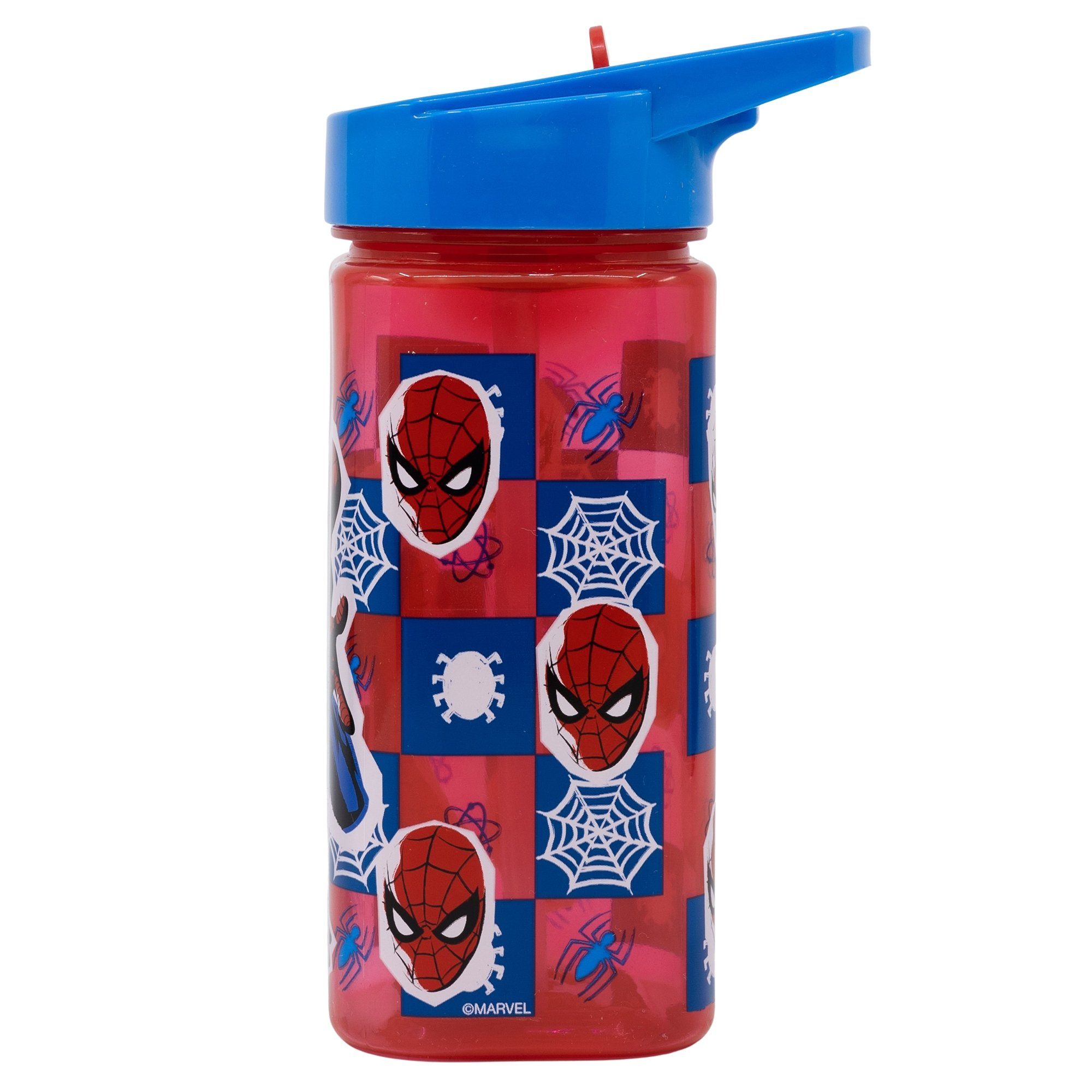 & ml Tragegriff mit Trinkflasche Trinkkappe Kinderflasche frei Marvel, BPA Spiderman 530