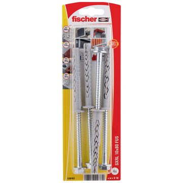 fischer Dübel-Set Fischer SXRL 10 x 80 FUS K NV Langschaftdübel 80 mm 536183 1 Set