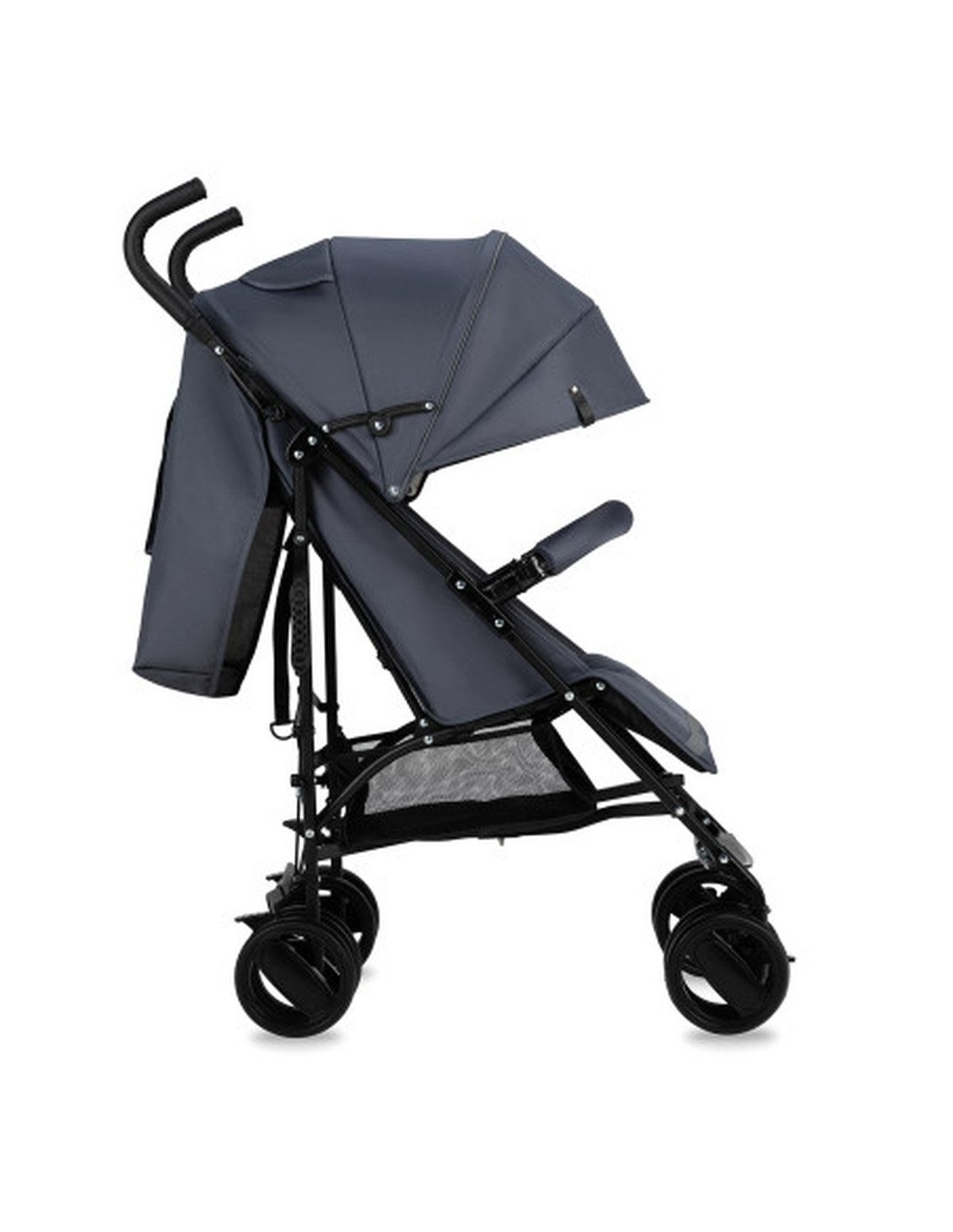 MoMi Kinder-Buggy MoMi AKIRA Kinderwagen in gewählter Farbe - mit Faltmechanismus, verstellbare Rückenlehne und Fußstütze, abnehmbares Verdeck
