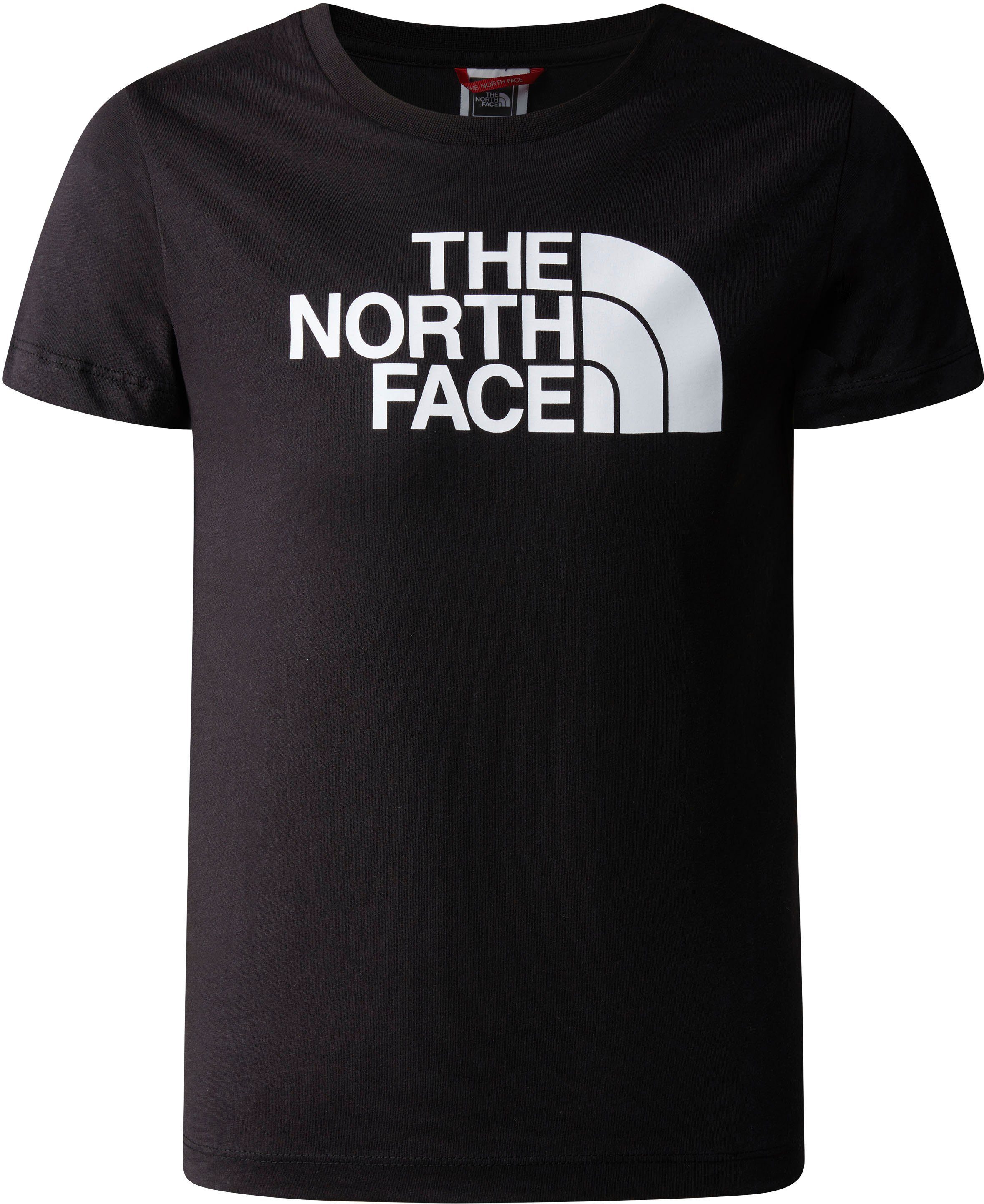 black-tn The EASY - Kinder T-Shirt tnf Face TEE für North