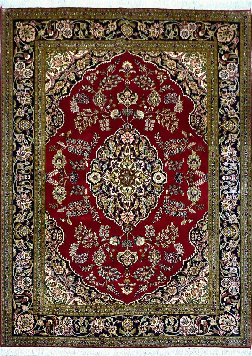 Seidenteppich KASHAN 19547 von KAYOOM - manuell geknüpft